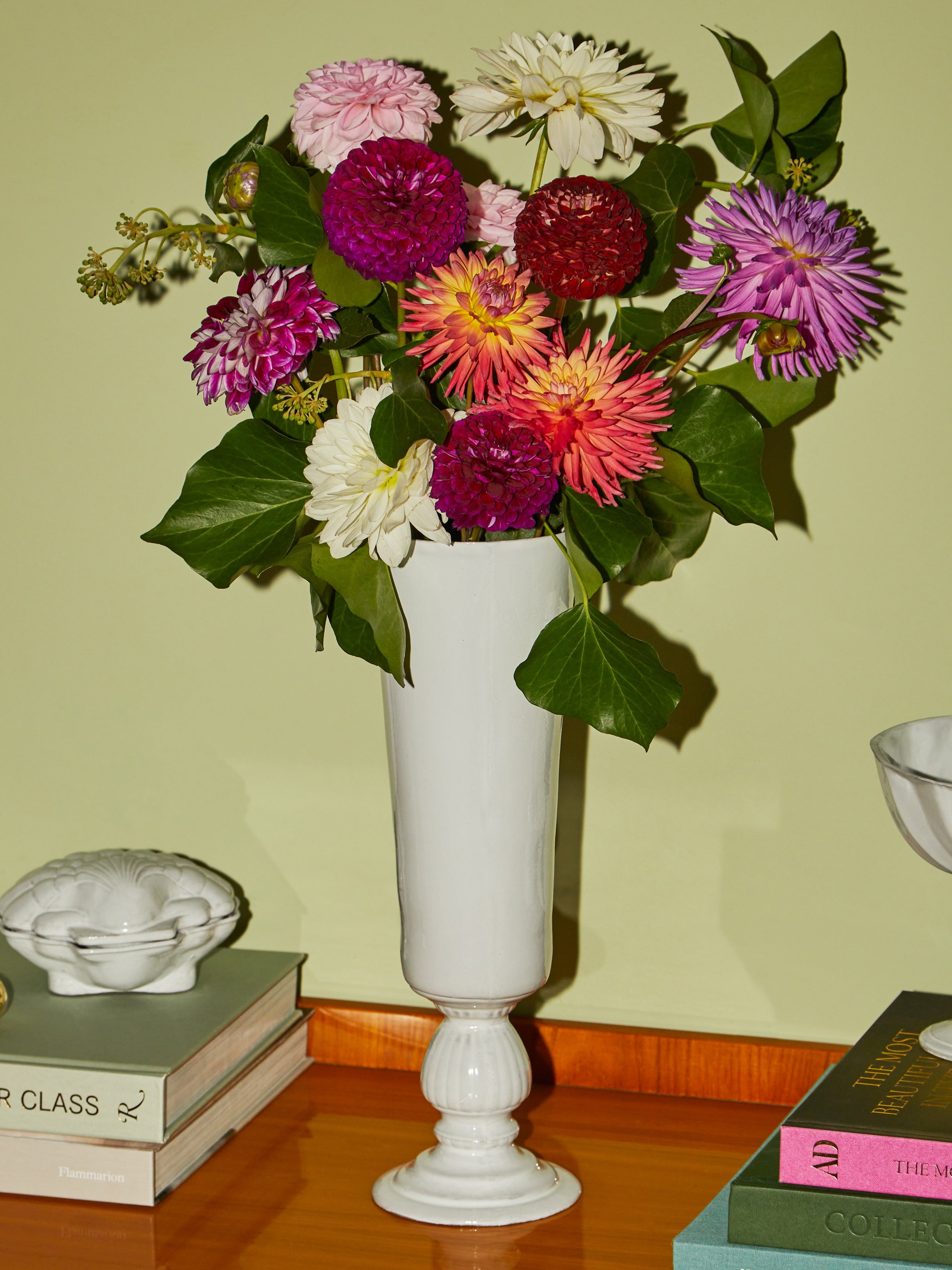 Casper Hand-Glazed Ceramic Vase (14in/36cm)