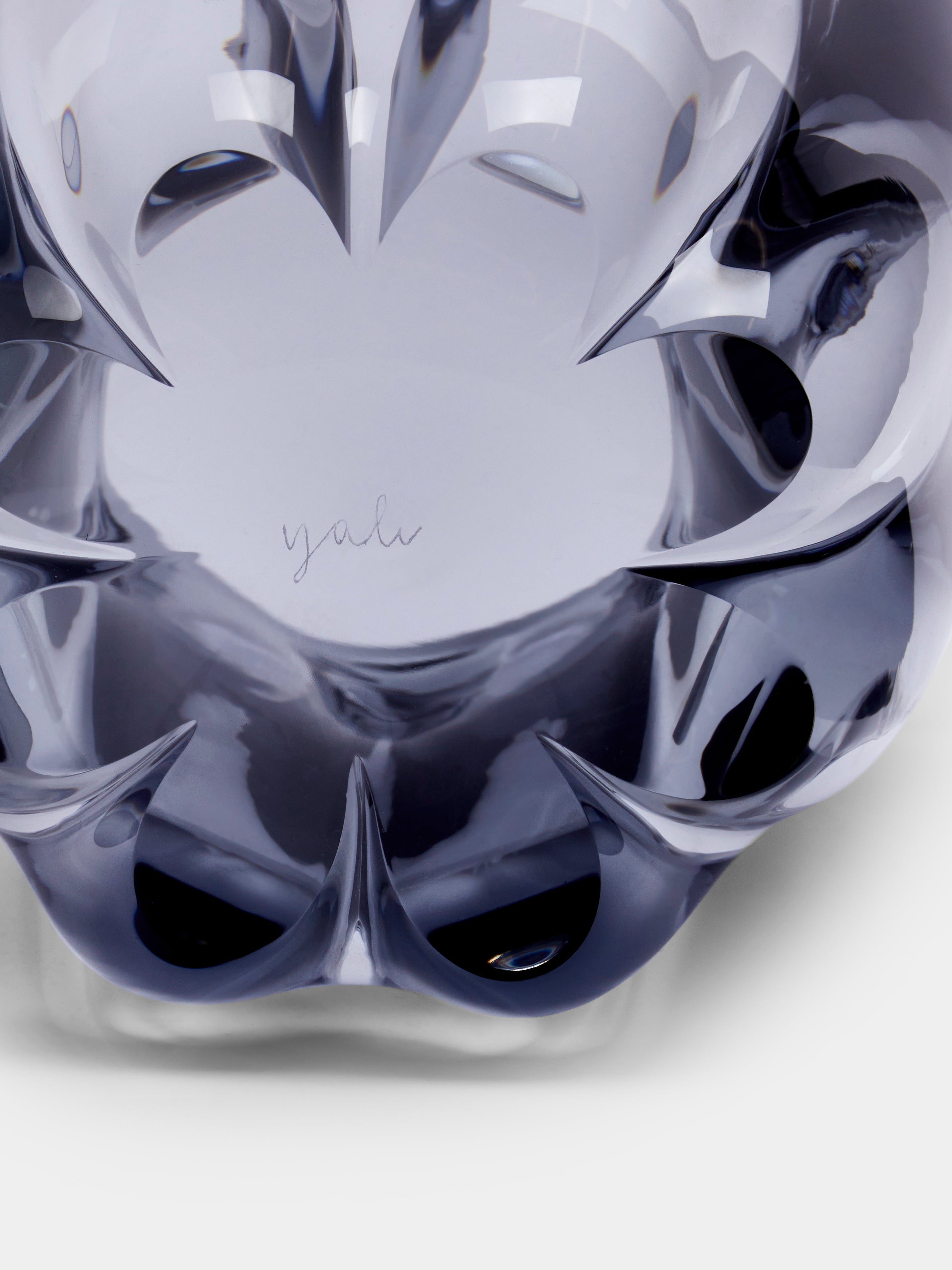 Fiori Conico Hand-Blown Murano Glass Vase (8in/20cm)