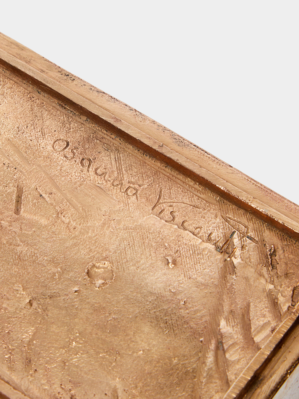 Foglie Hand-Cast Bronze Decorative Box