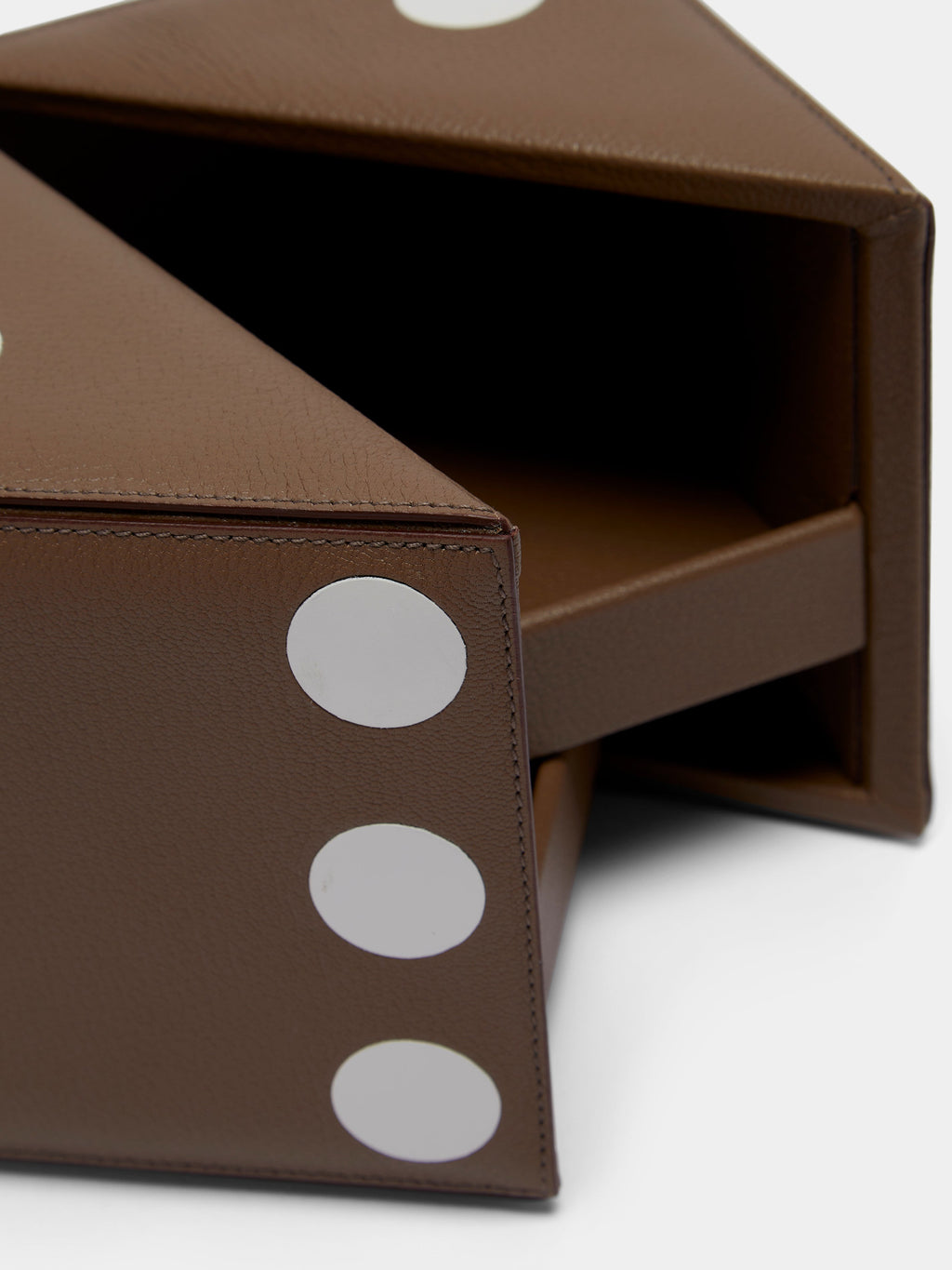 Leather Dice Cube Box