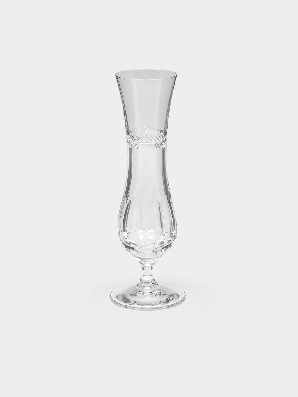 Chenonceaux Hand-Blown Crystal Bud Vase (8in/20cm)