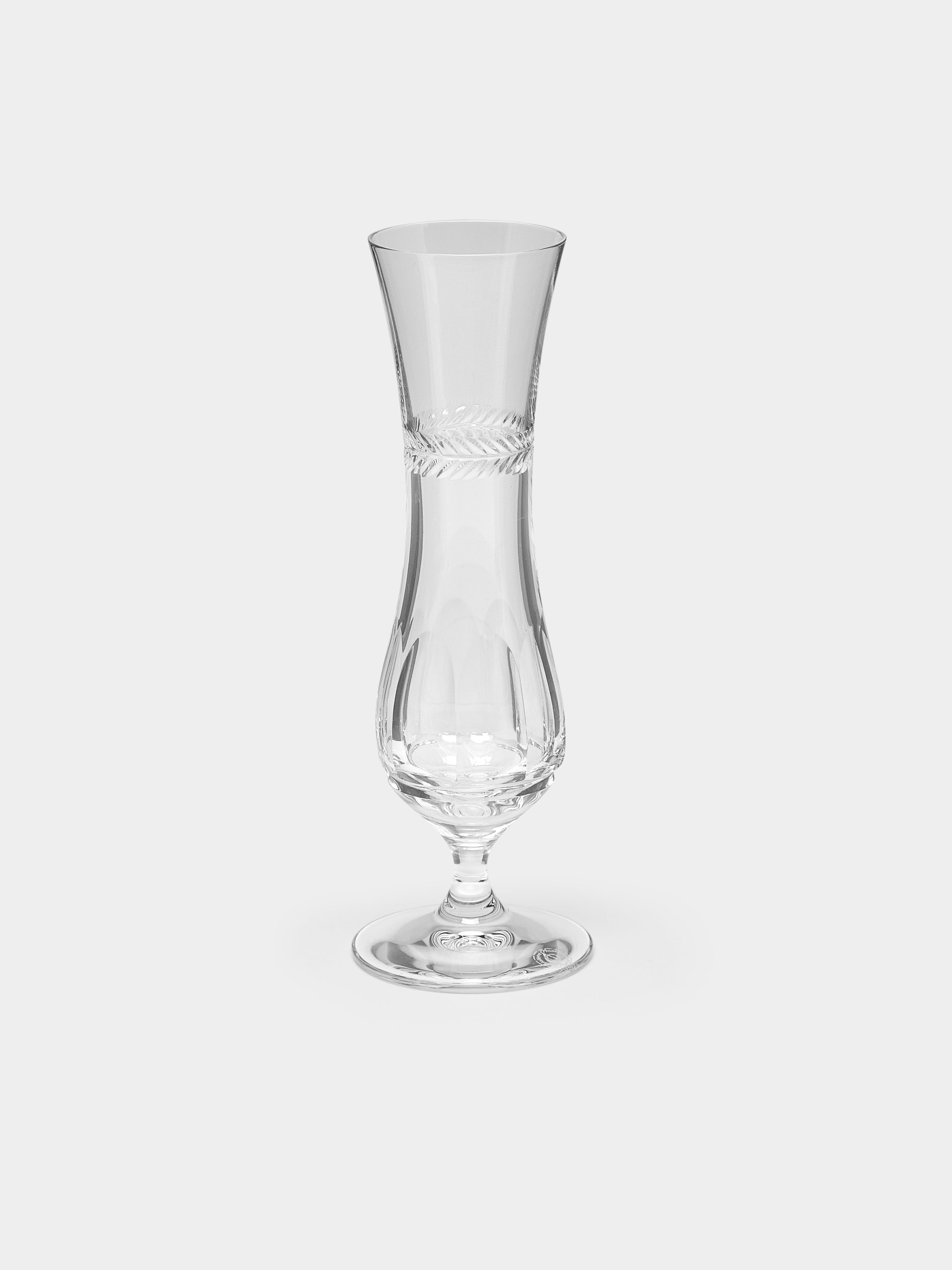 Chenonceaux Hand-Blown Crystal Bud Vase (8in/20cm)