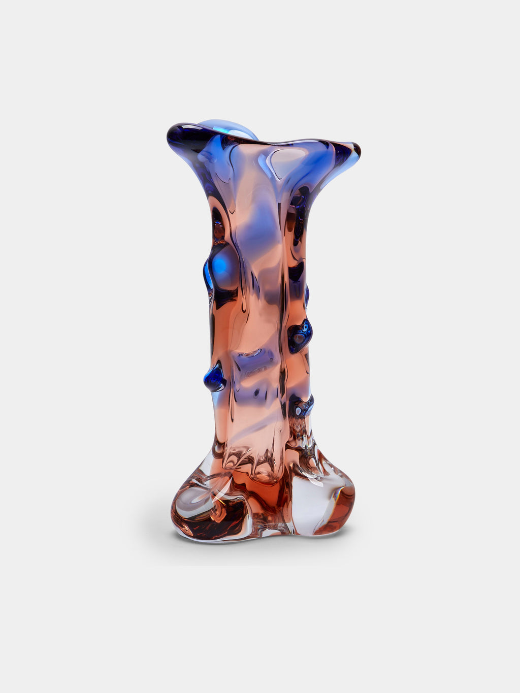 Mid-Century Glass Vase (12in/30cm)