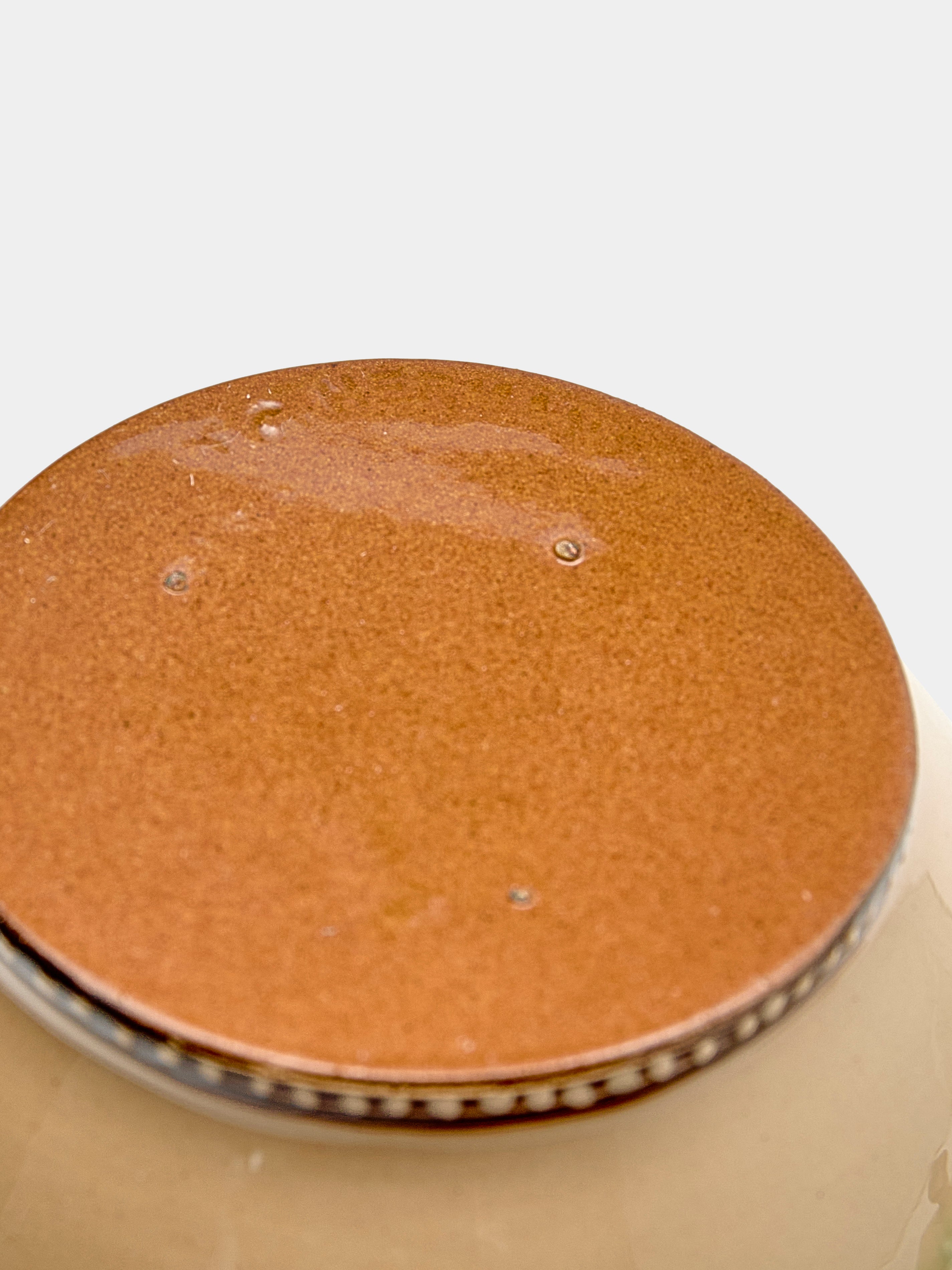 Cows Hand-Painted Ceramic Mini Lidded Pot