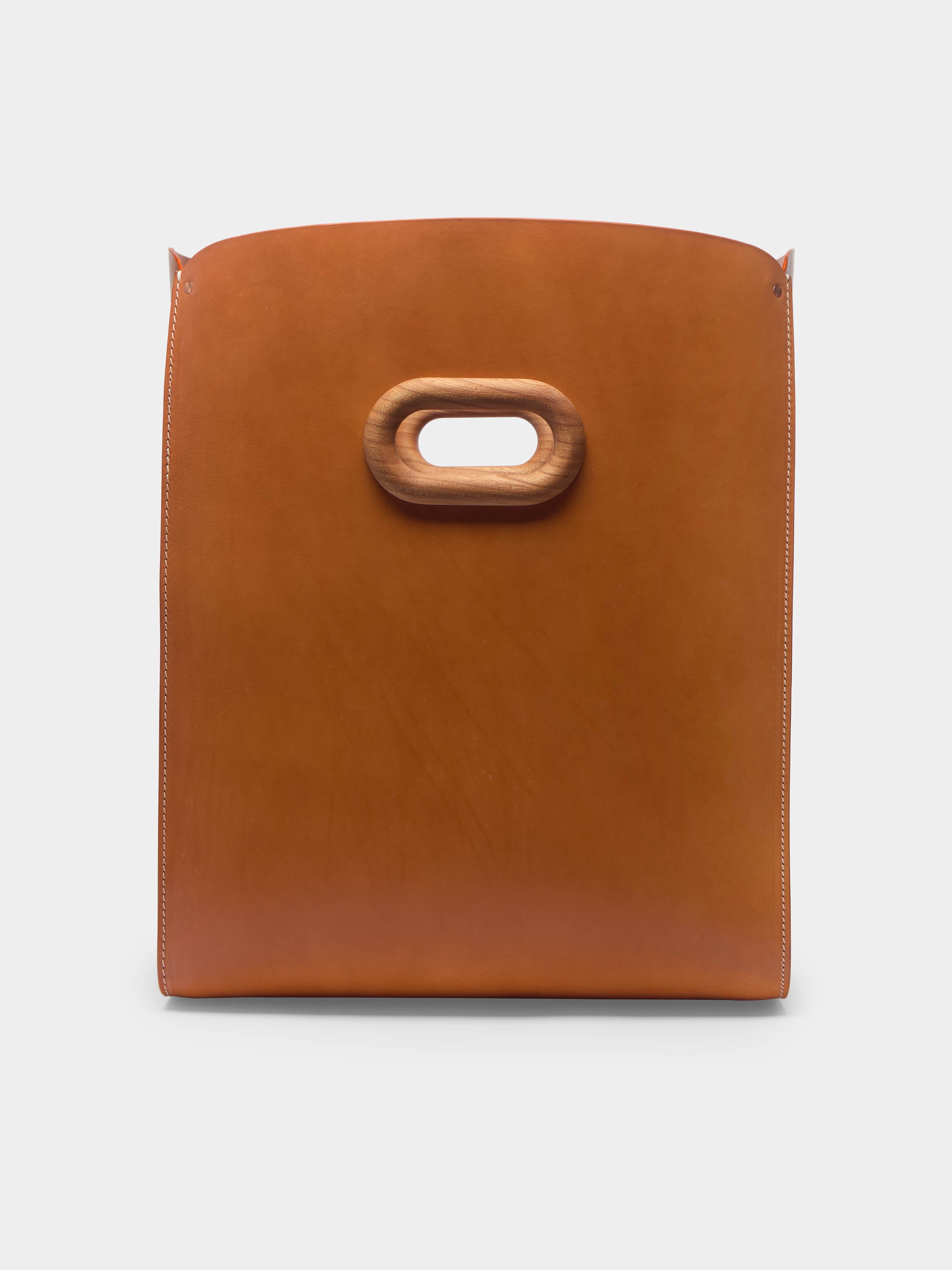 Ample Leather Small Storage Basket