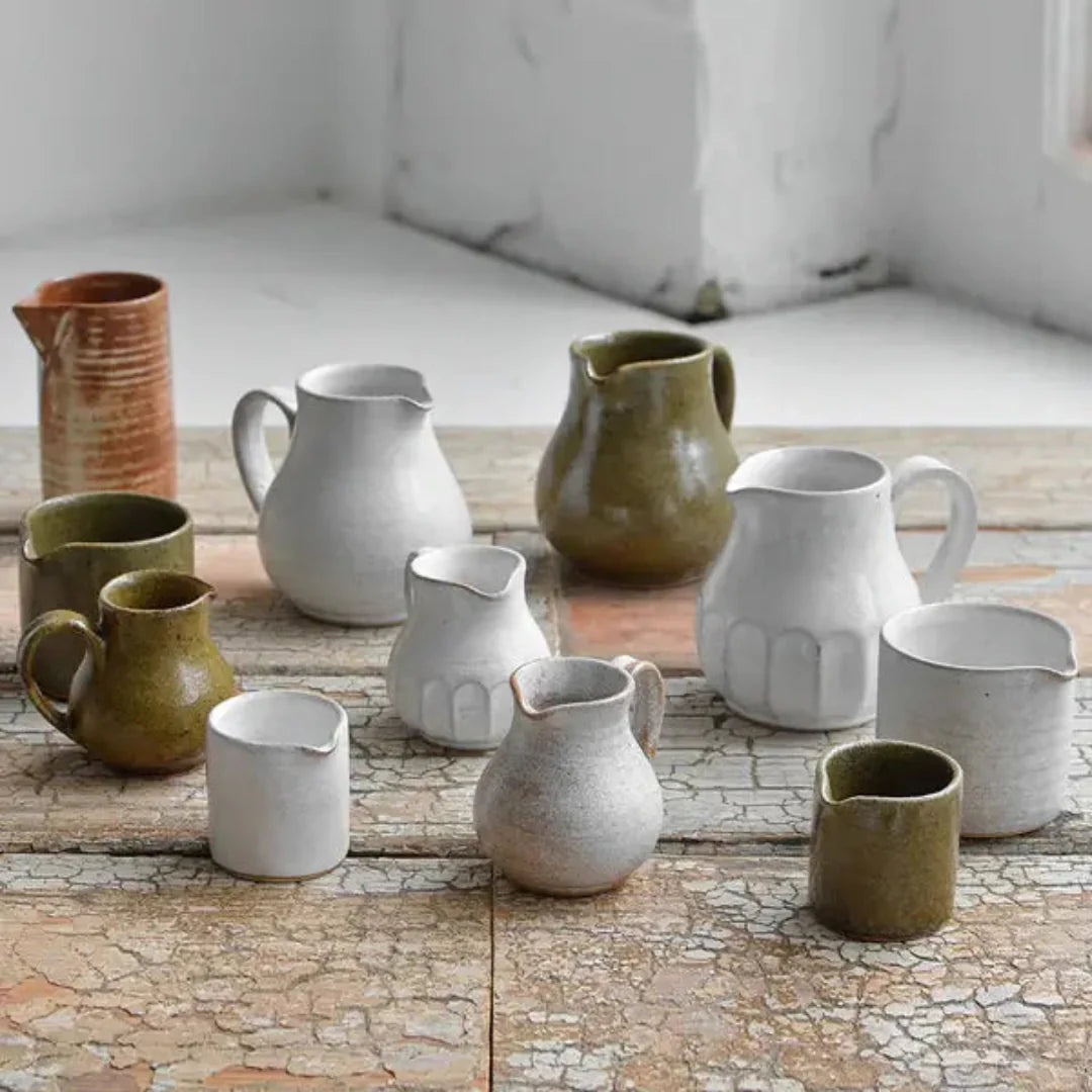 Neutra Kitchen - Rustic Handmade Mini Jug : Green