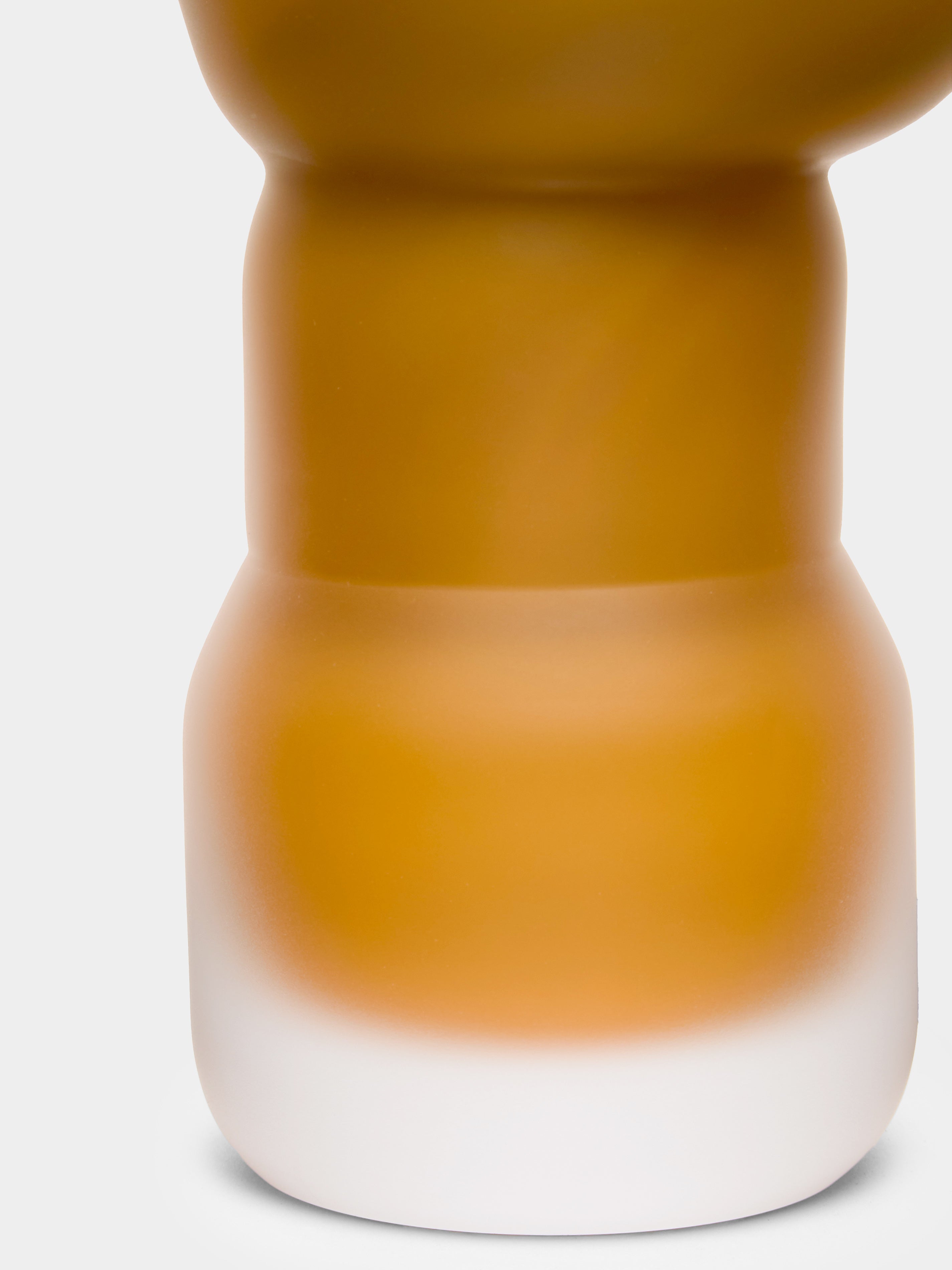 Fungus Hand-Blown Glass Vase (9.5in/24cm)