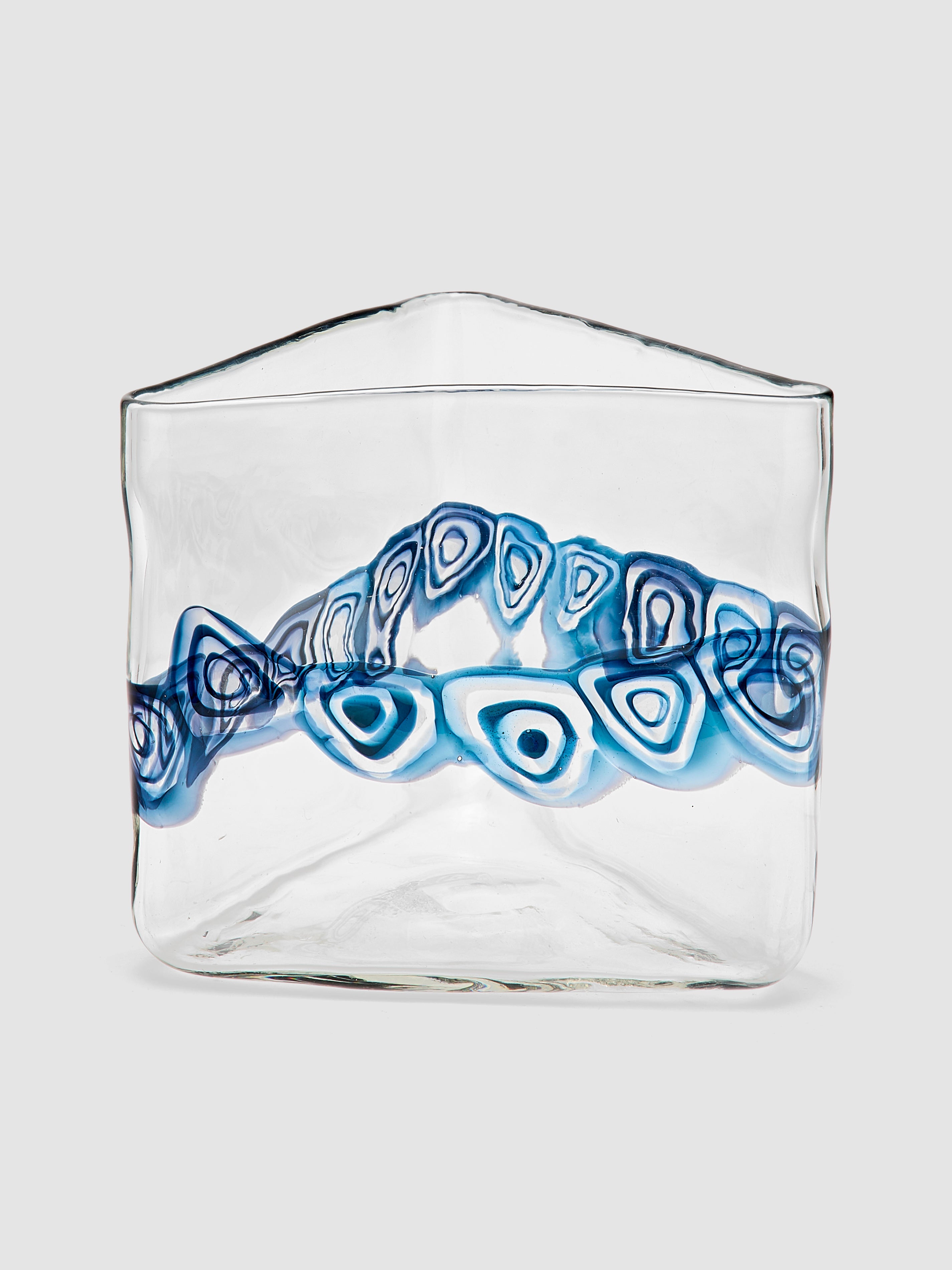 1960s Gianmaria Potenza La Murrina Murano Glass Vase (8in/20.5cm)