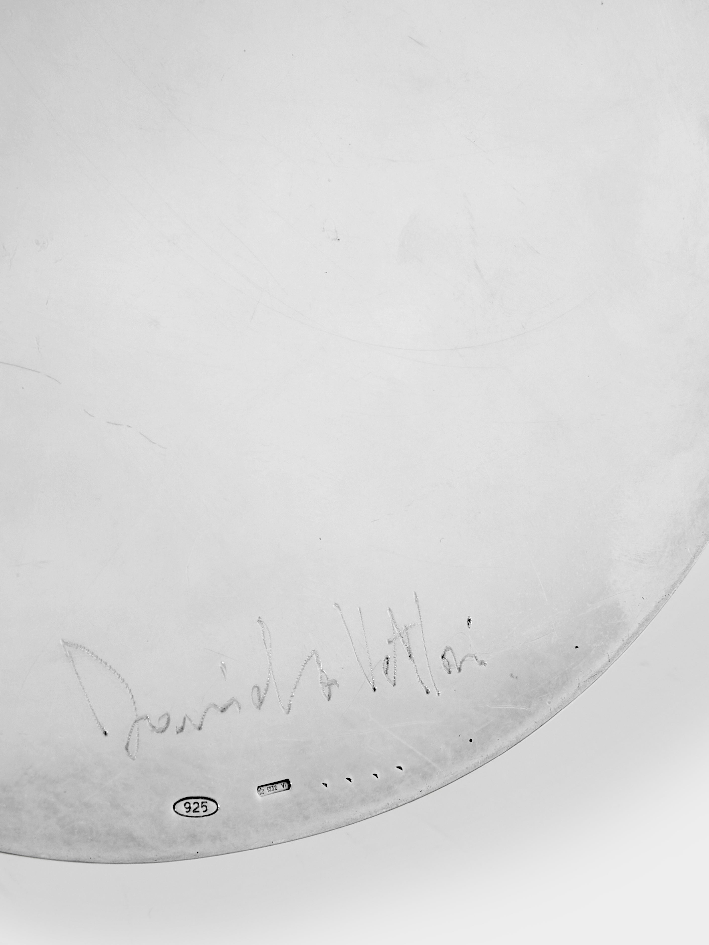 1980s Daniela Vettori Sterling Silver and Lapis Lazuli Box