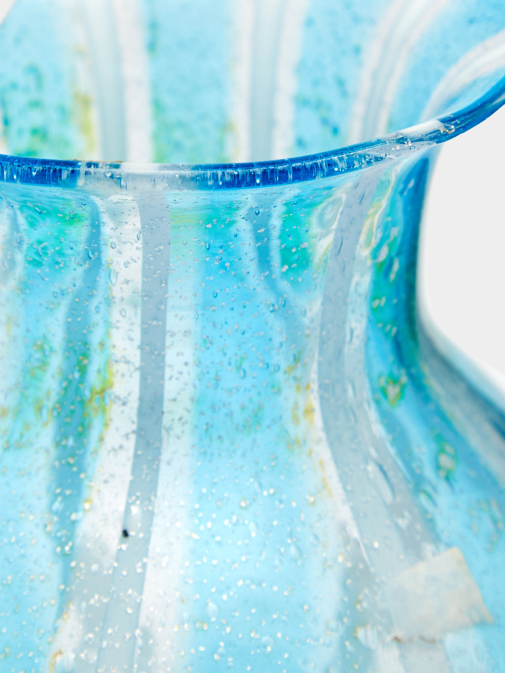 1950s Zanfirico Murano Glass Vase (8in/20cm)