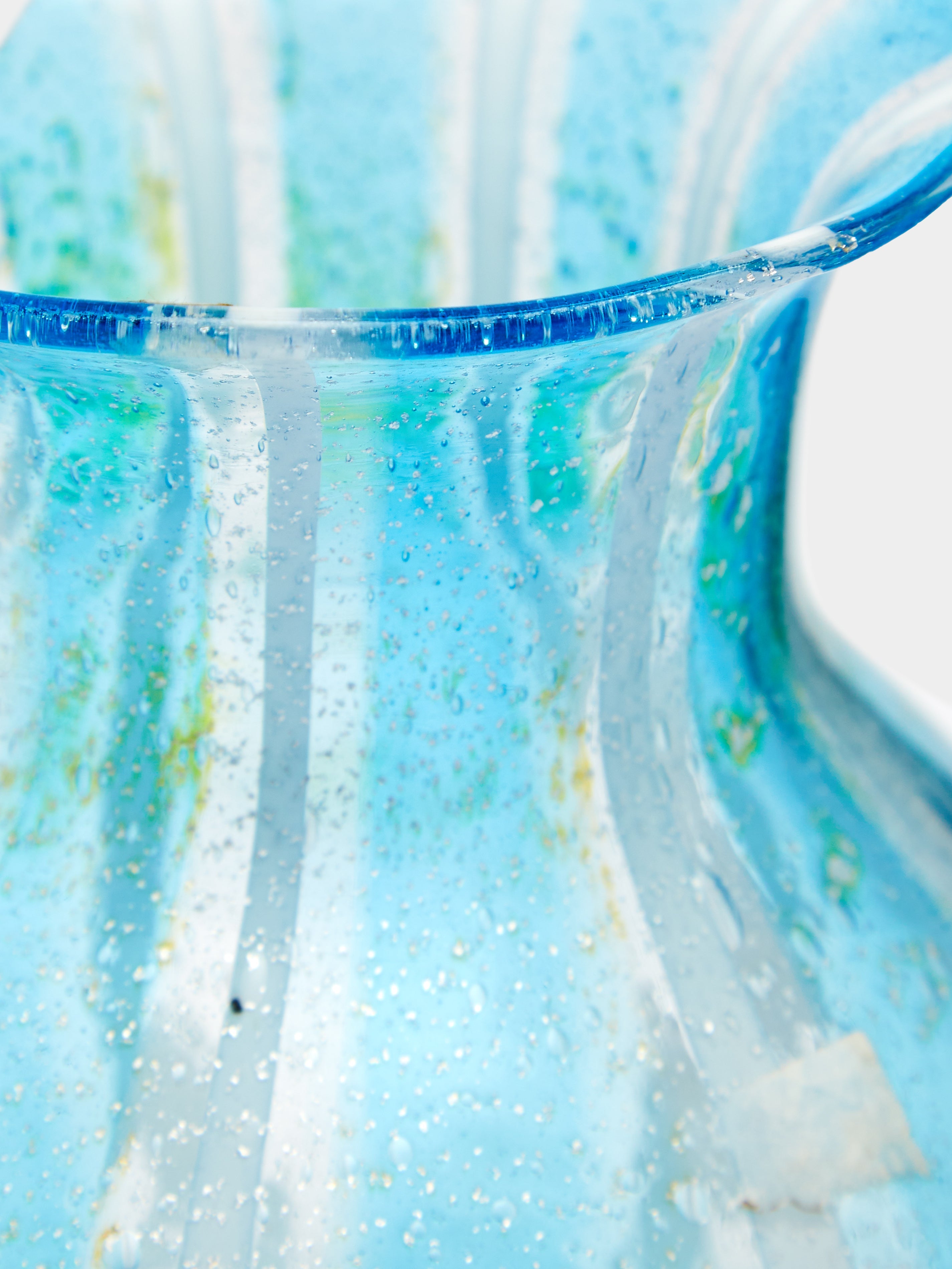 1950s Zanfirico Murano Glass Vase (8in/20cm)