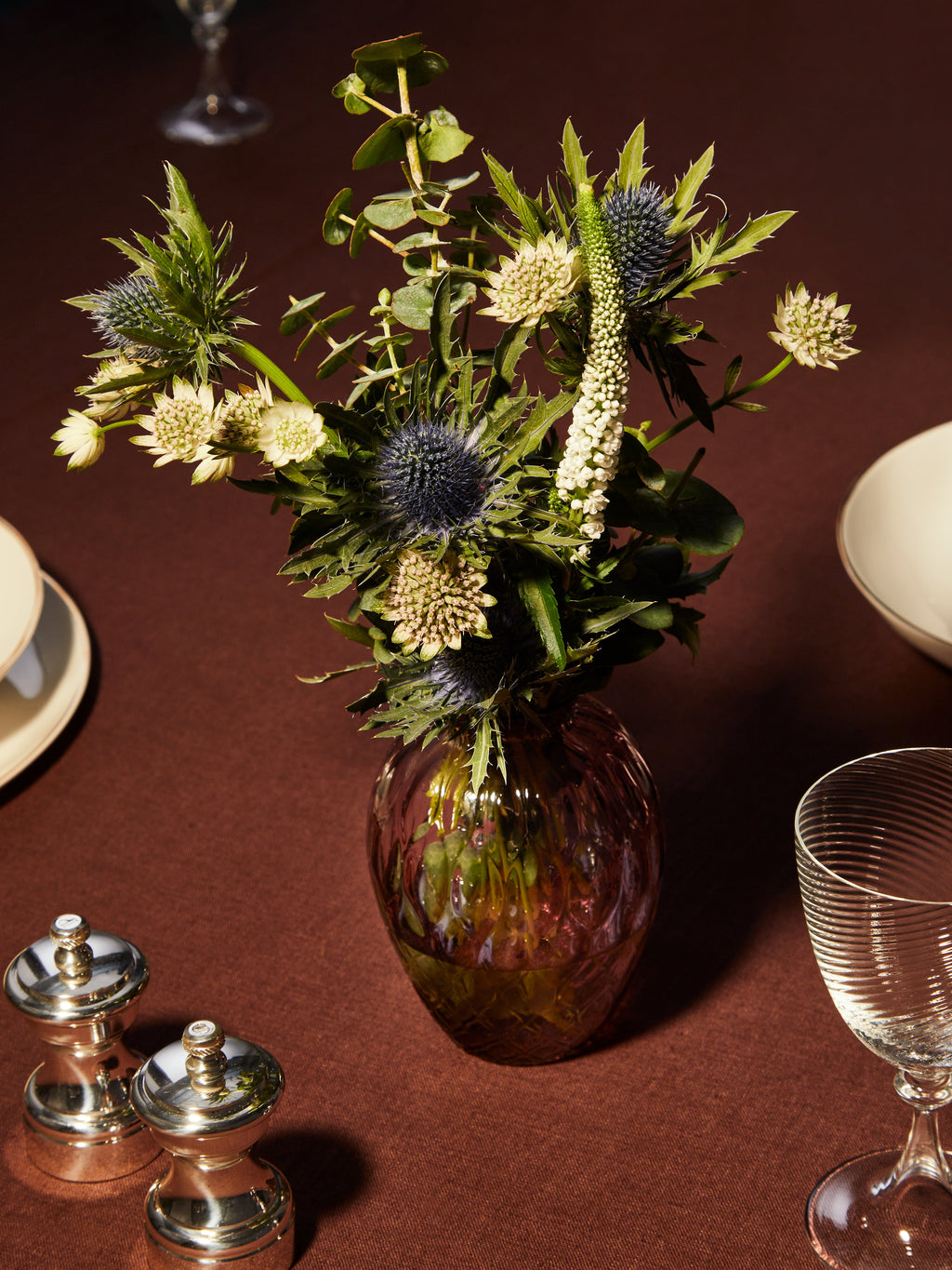 Polaris Hand-Blown Murano Glass Bud Vase (5in/13cm)