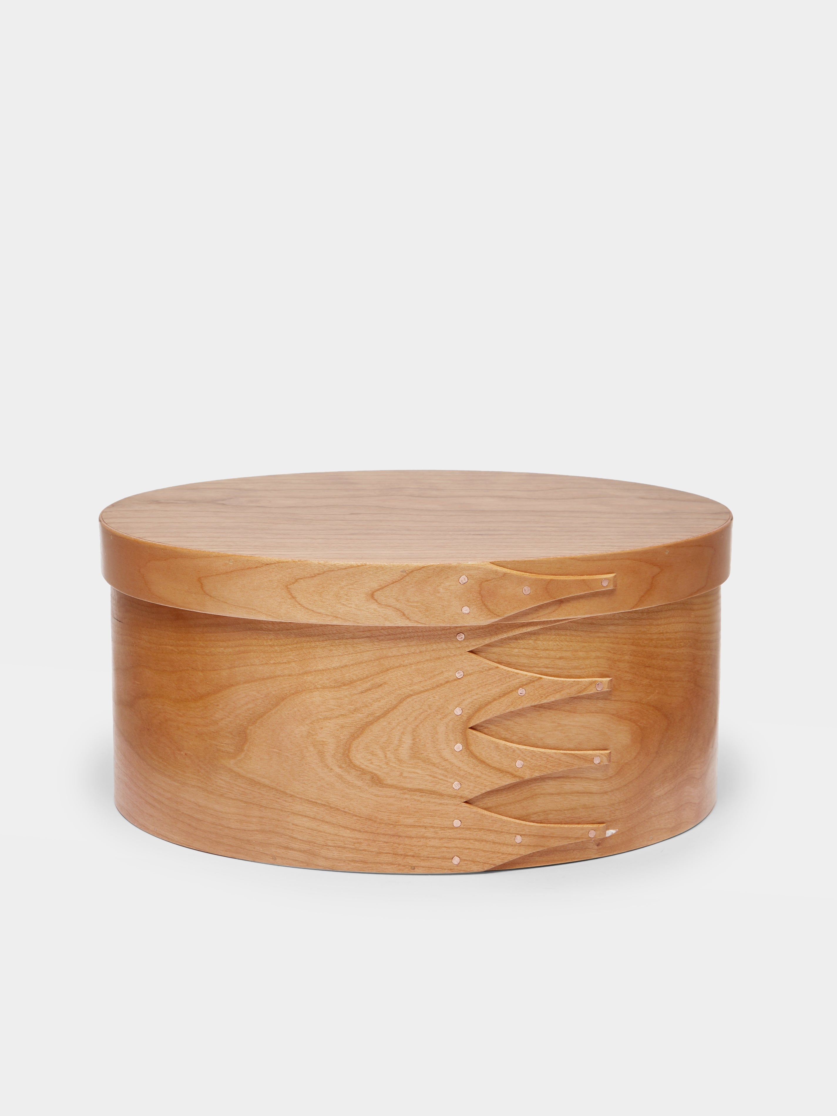 Cherry Wood Oval Large Box