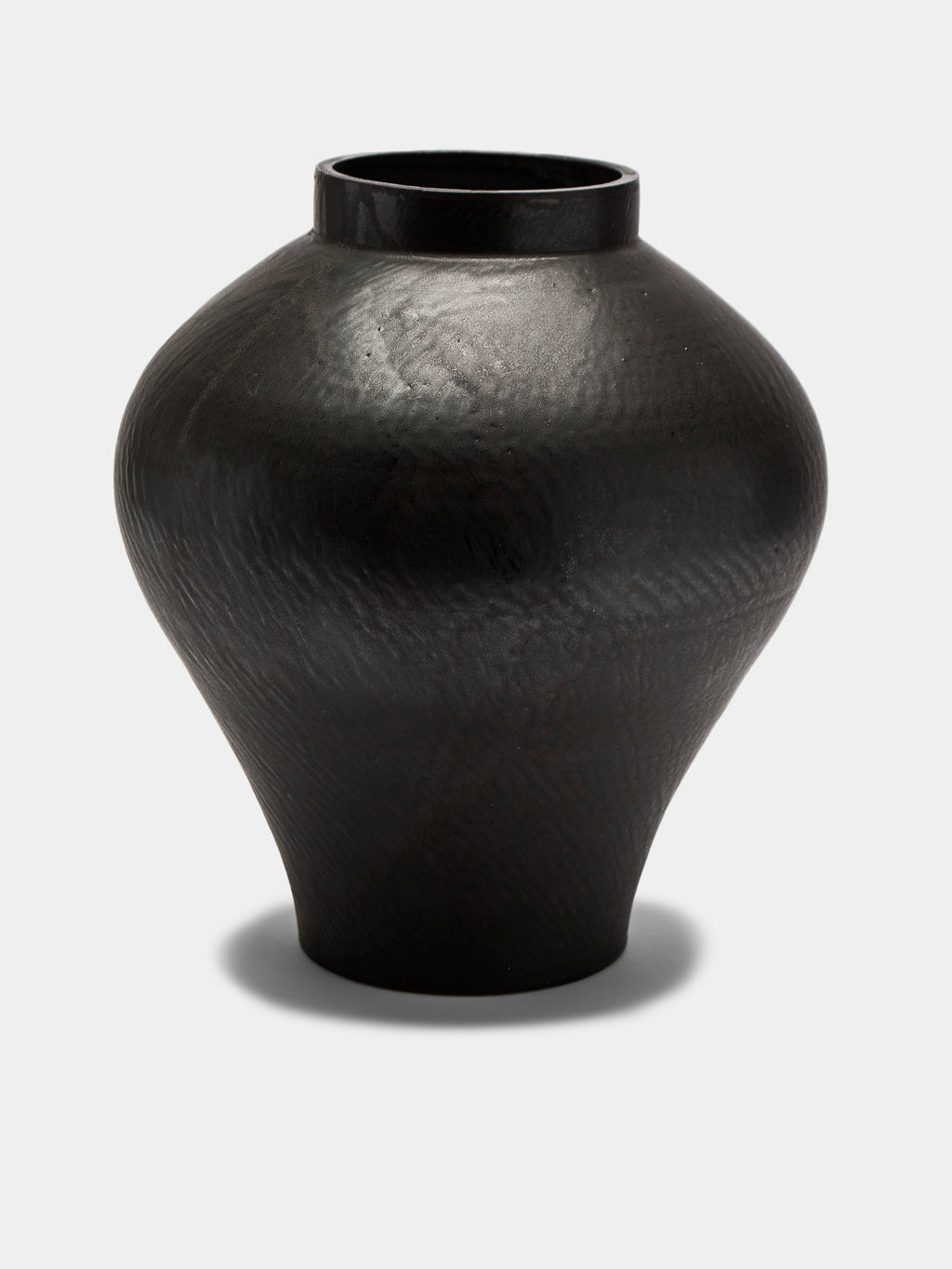 Hand-Thrown Ceramic Vase (13.5in/35cm)