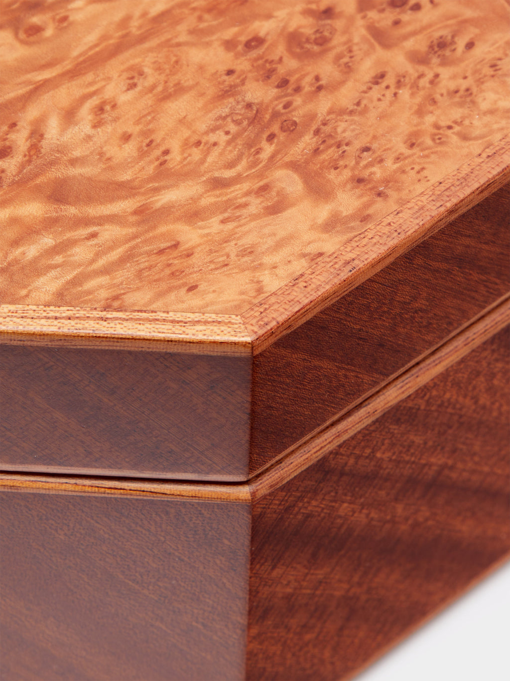 Mahogany Gold-Plated Jewelry Box