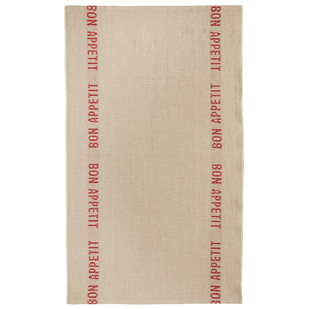 CHARVET ÉDITIONS  Bon Appetit Linen Tea Towel