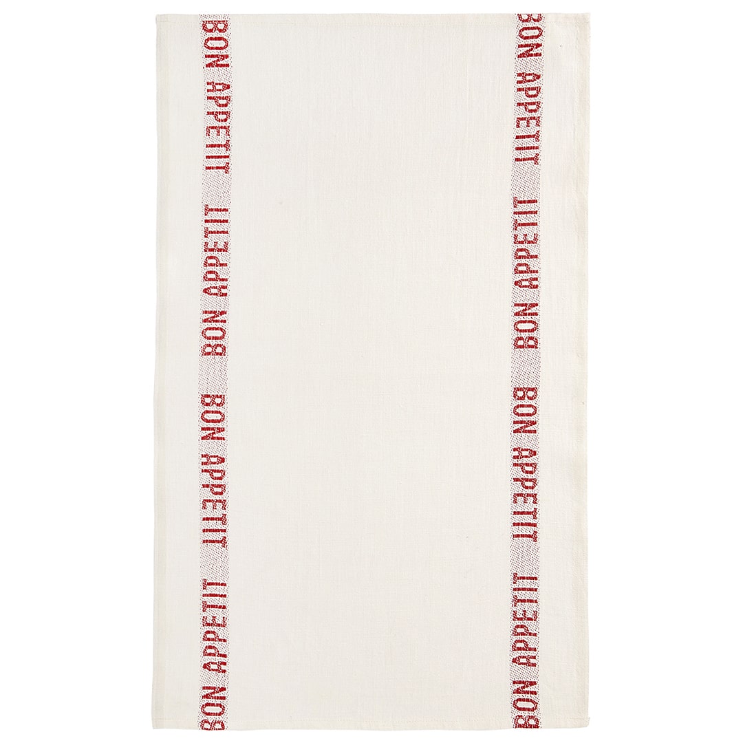 CHARVET ÉDITIONS  Bon Appetit Linen Tea Towel