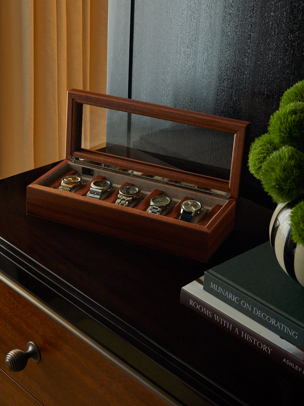 Mahogany Watch Box (5 Watches)