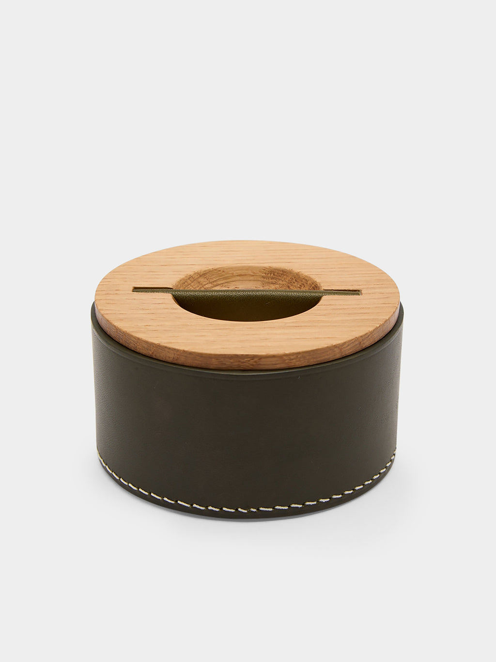 Mell Leather and Wood Low Box