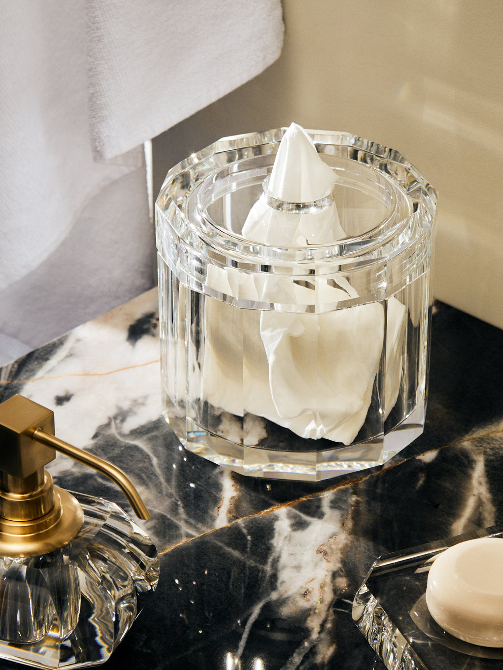 Cut Crystal Tissue Box