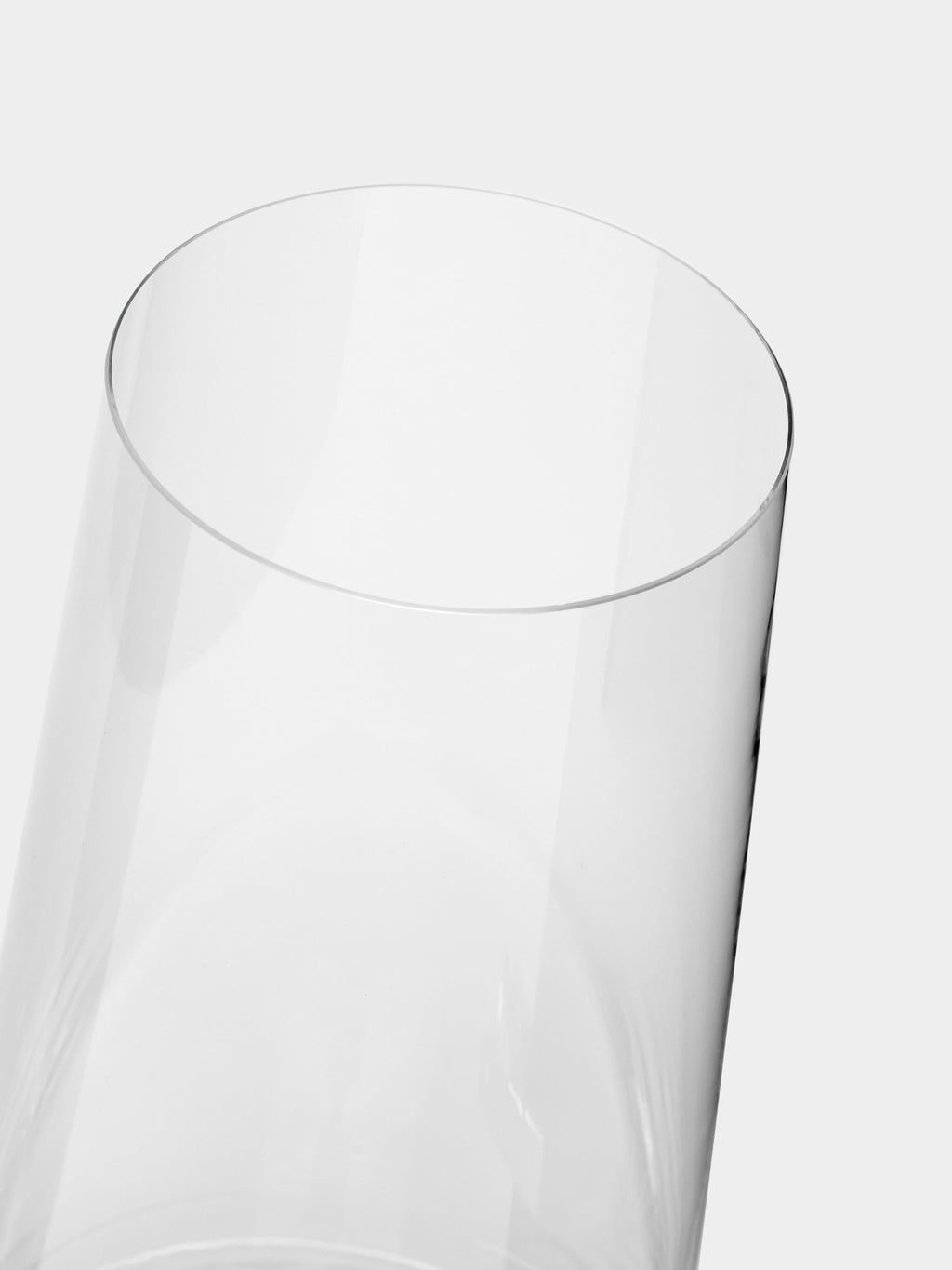 Hand-Blown Crystal Queen Anne's Lace Vase (9.5in/24cm)