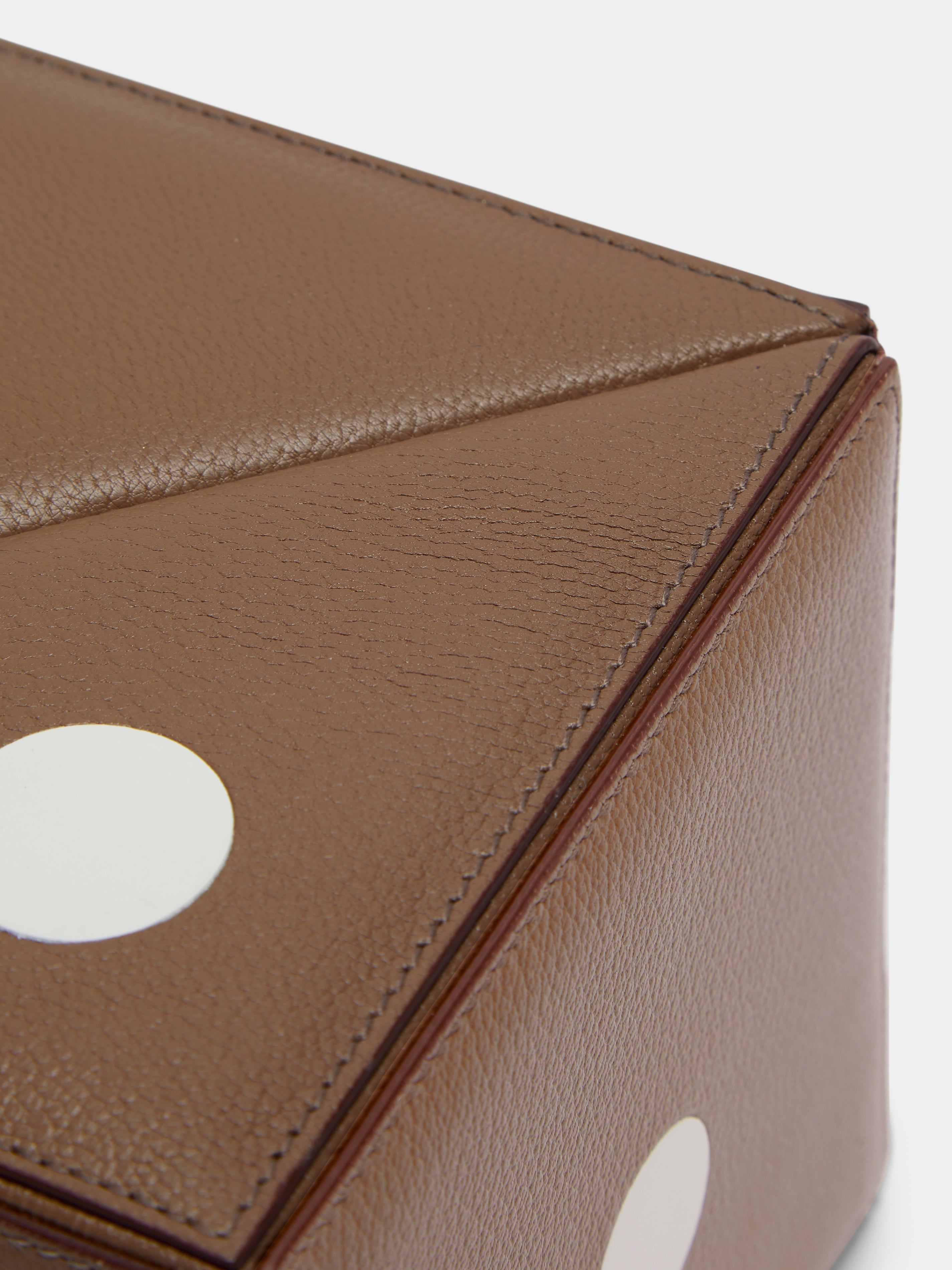 Leather Dice Cube Box