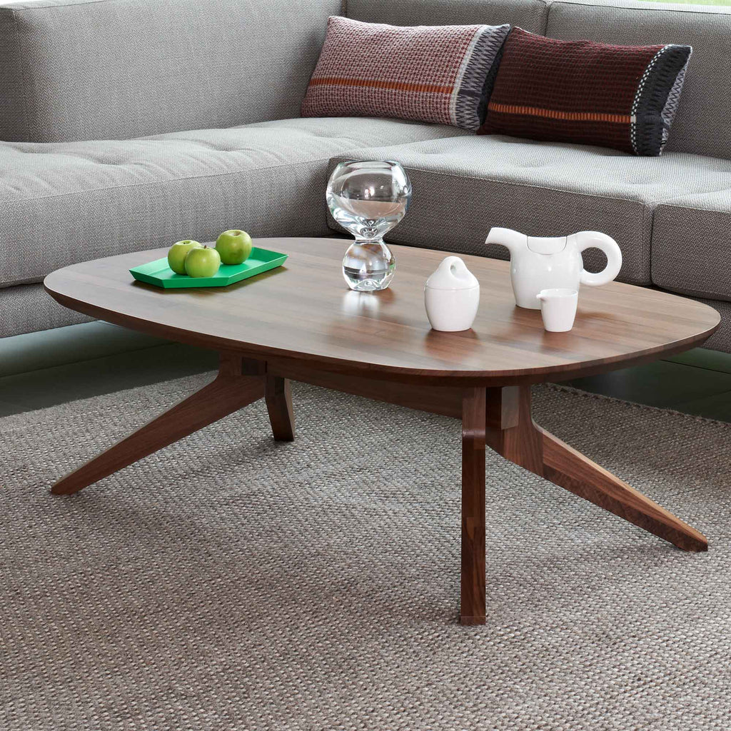 Cross Oval Coffee Table