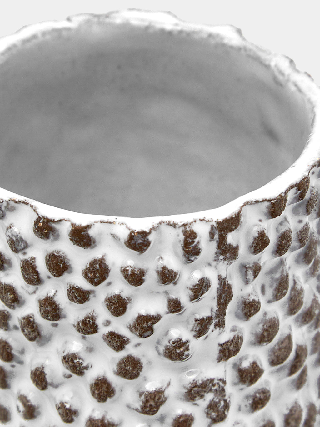 Pea Hand-Glazed Ceramic Vase (6in/16cm)