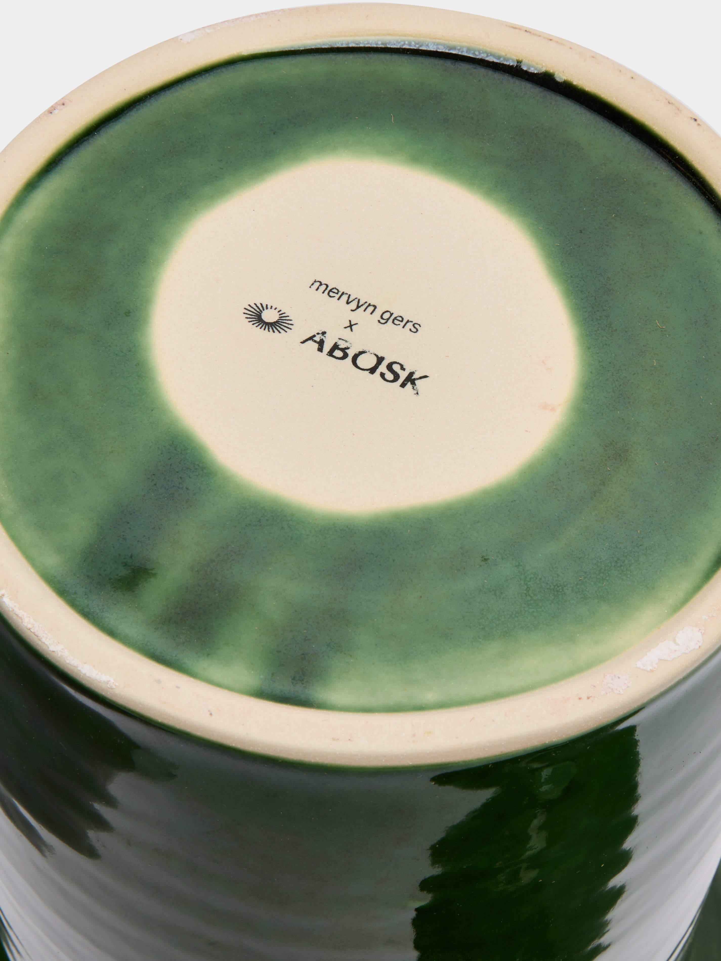 Hand-Glazed Ceramic Lidded Pots (Set of 2)