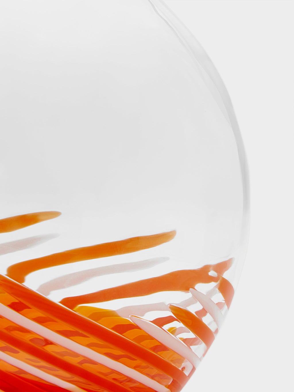 Hand-Blown Murano Glass Bud Vase (7in/18cm)