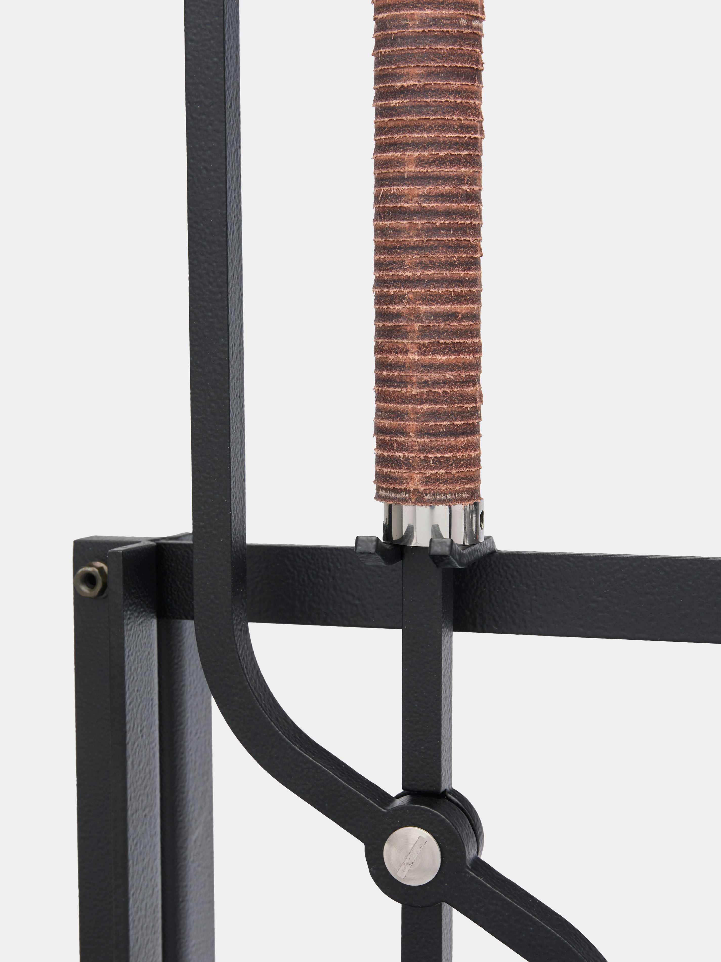 Megève Metal Fireplace Set