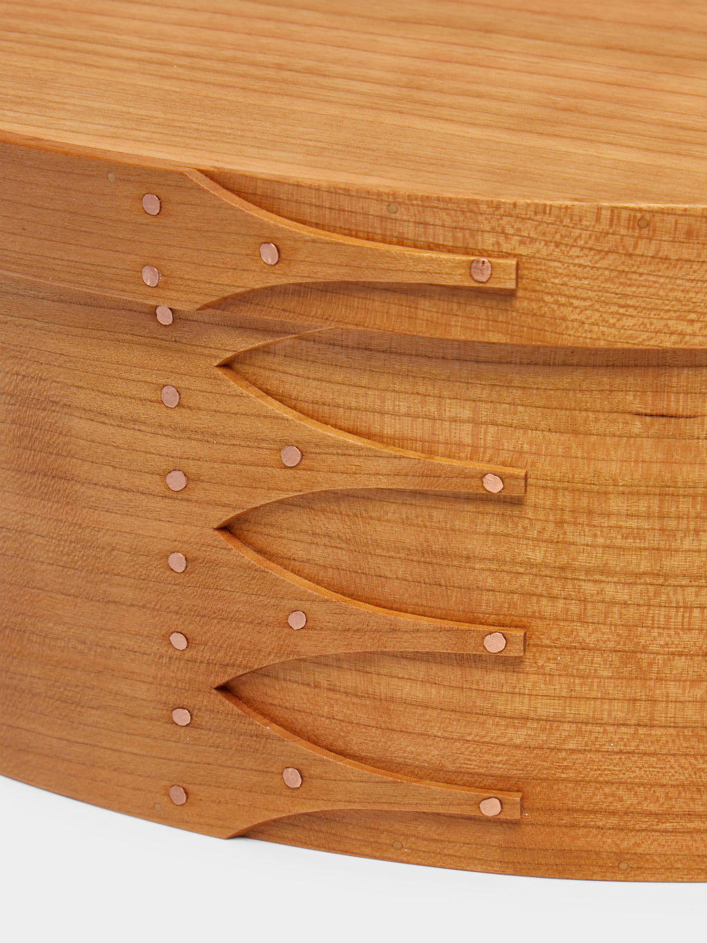 Hand-Carved Cherry Wood Large Box