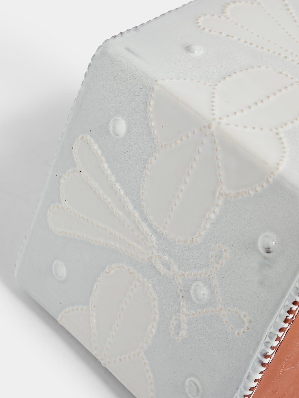 Hand-Built Ceramic Bough Vase (10in/26cm)