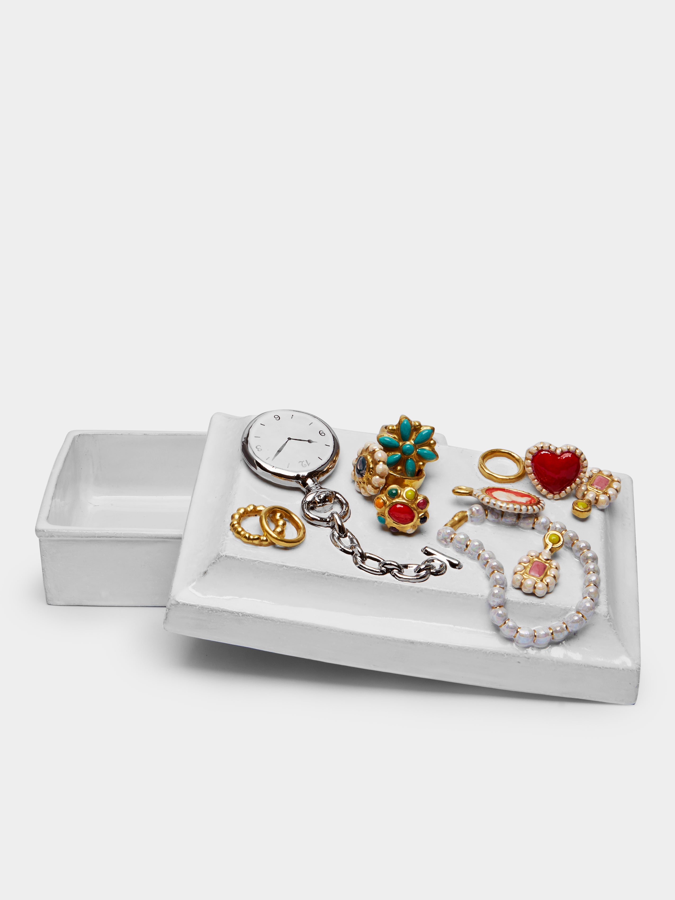 Serena Hand-Glazed Ceramic Jewelry Box