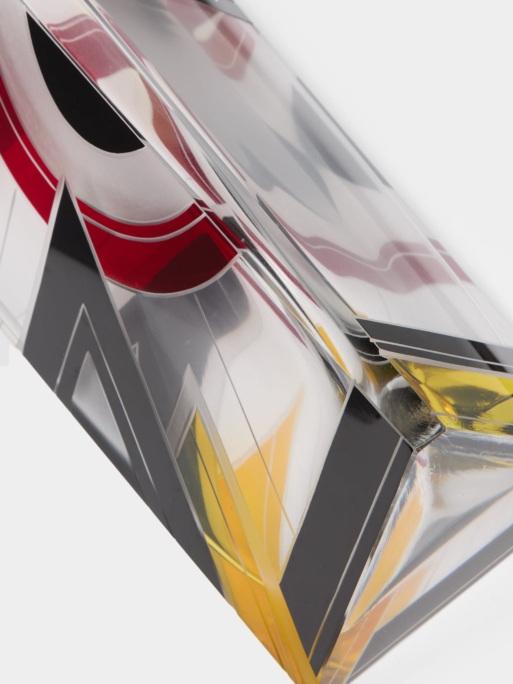 1930s Karl Palda Cut Crystal Vase (10in/25cm)