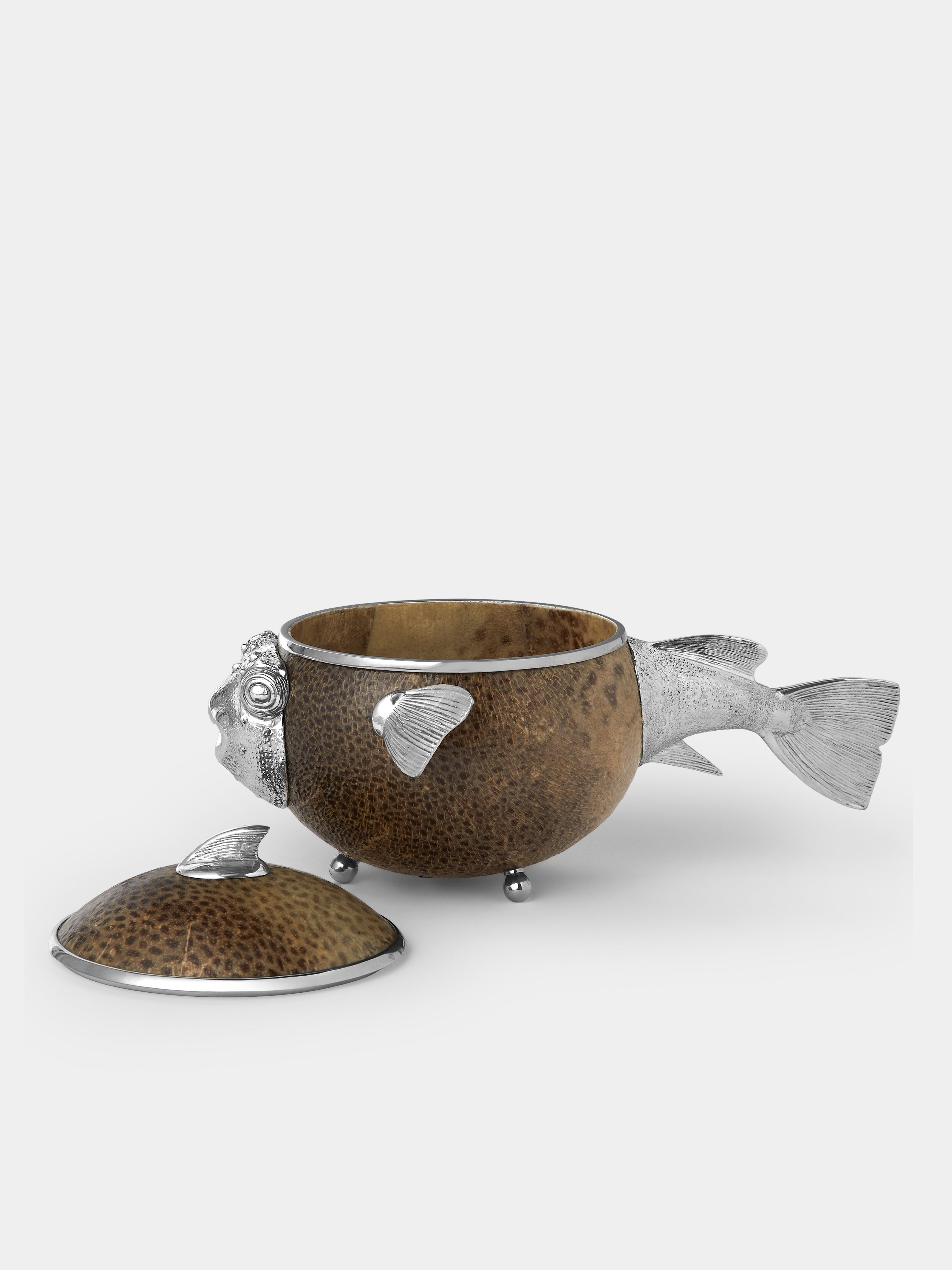 Pufferfish Silver-Plated Box