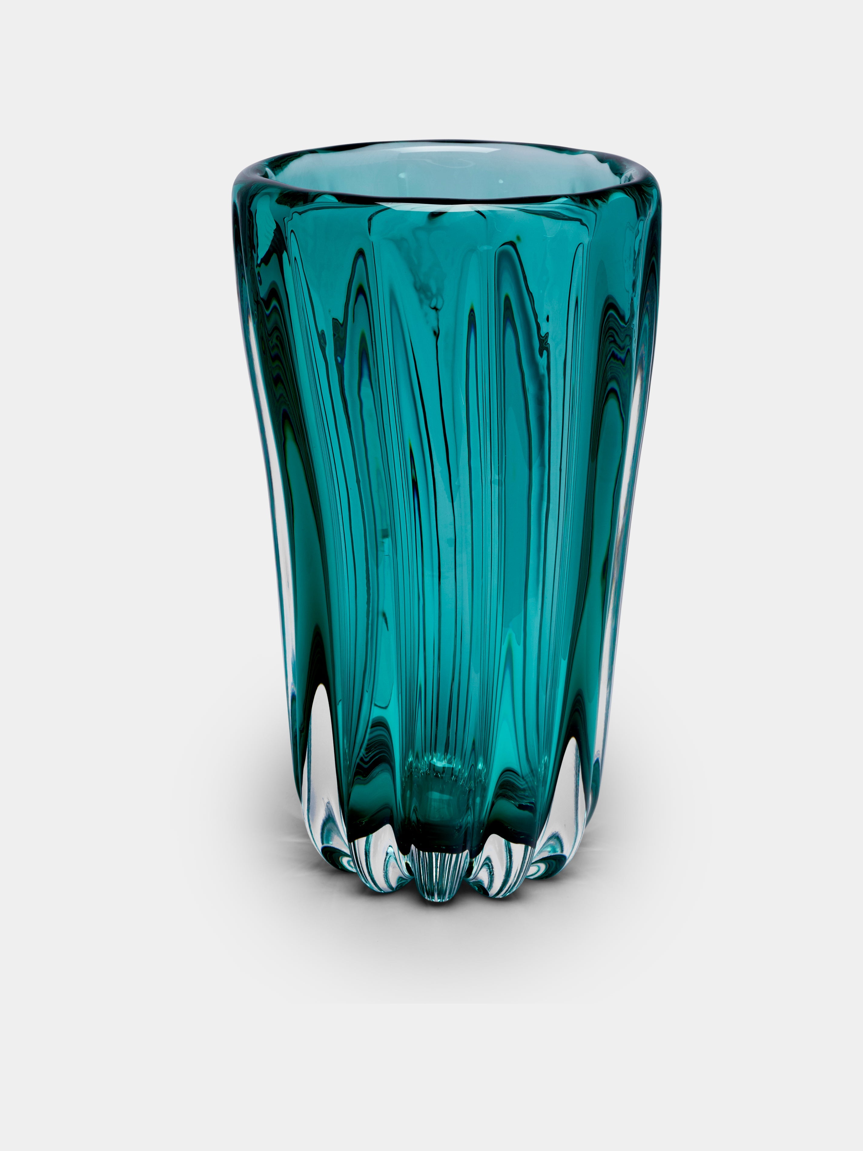 Fiori Hand-Blown Murano Glass Vase (15in/38cm)