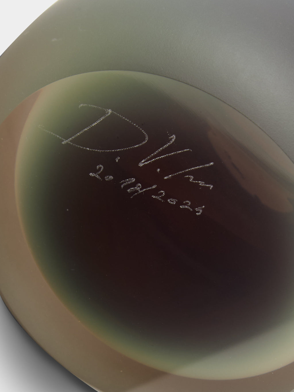 Fungus Hand-Blown Glass Vase (9.5in/24cm)