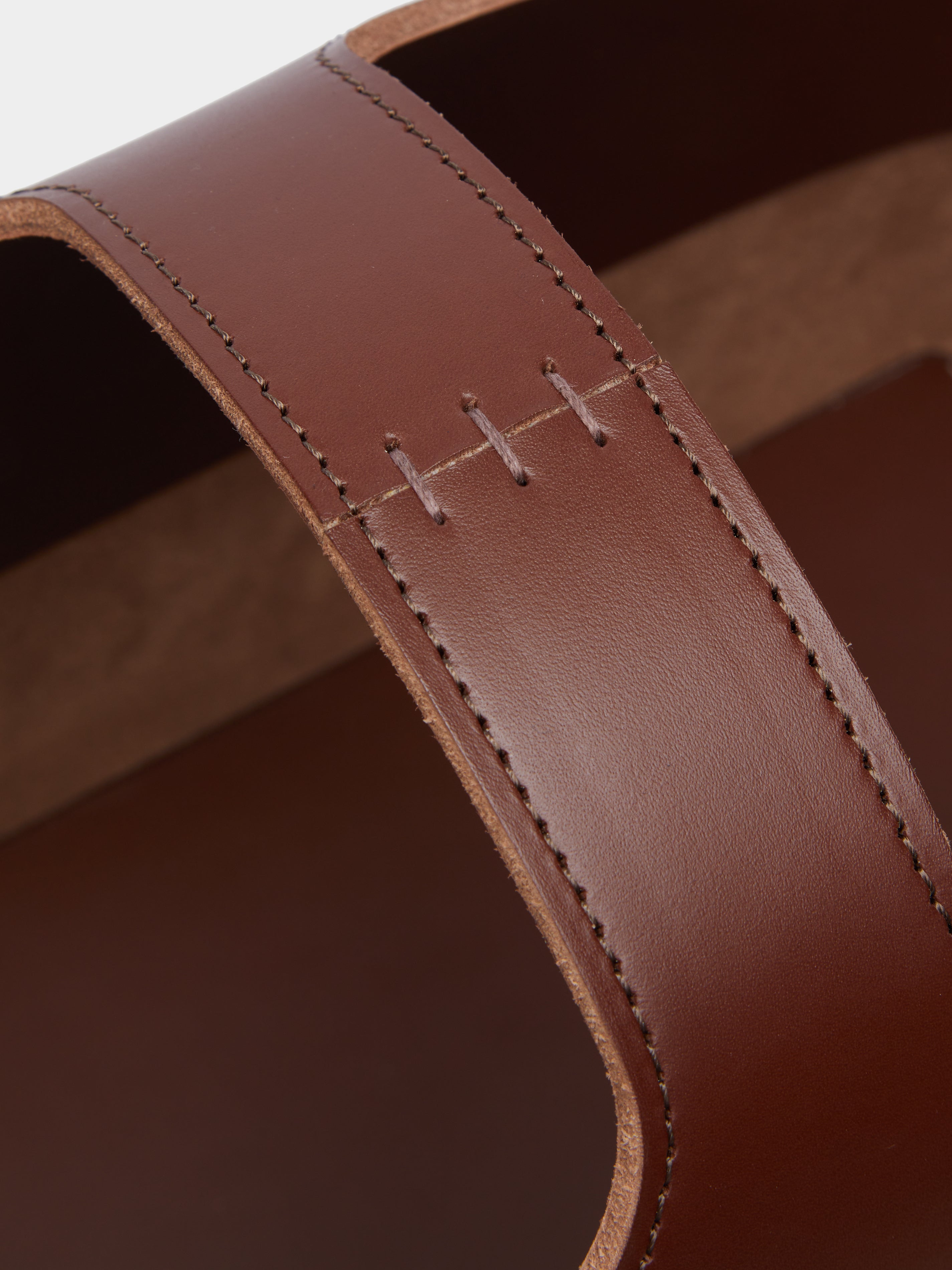 Arco Leather Basket