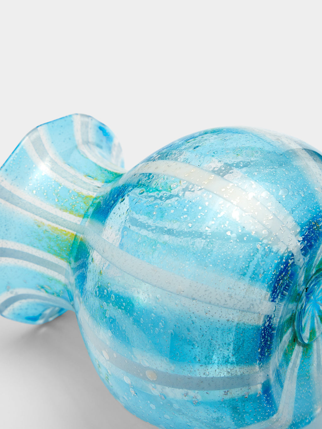 1950s Zanfirico Murano Glass Vase (8in/20cm)