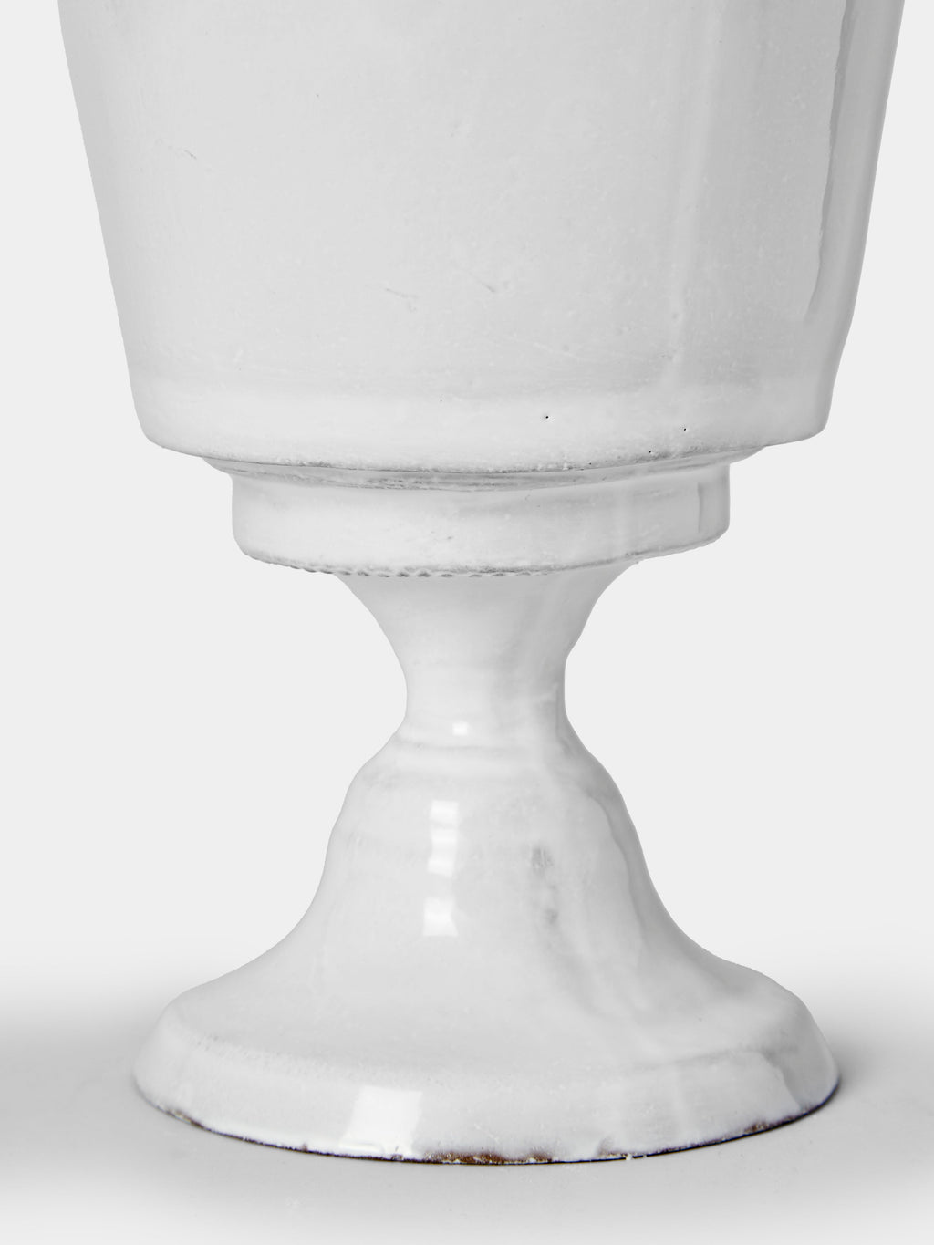 Simple Hand-Glazed Ceramic Vase (12in/31cm)