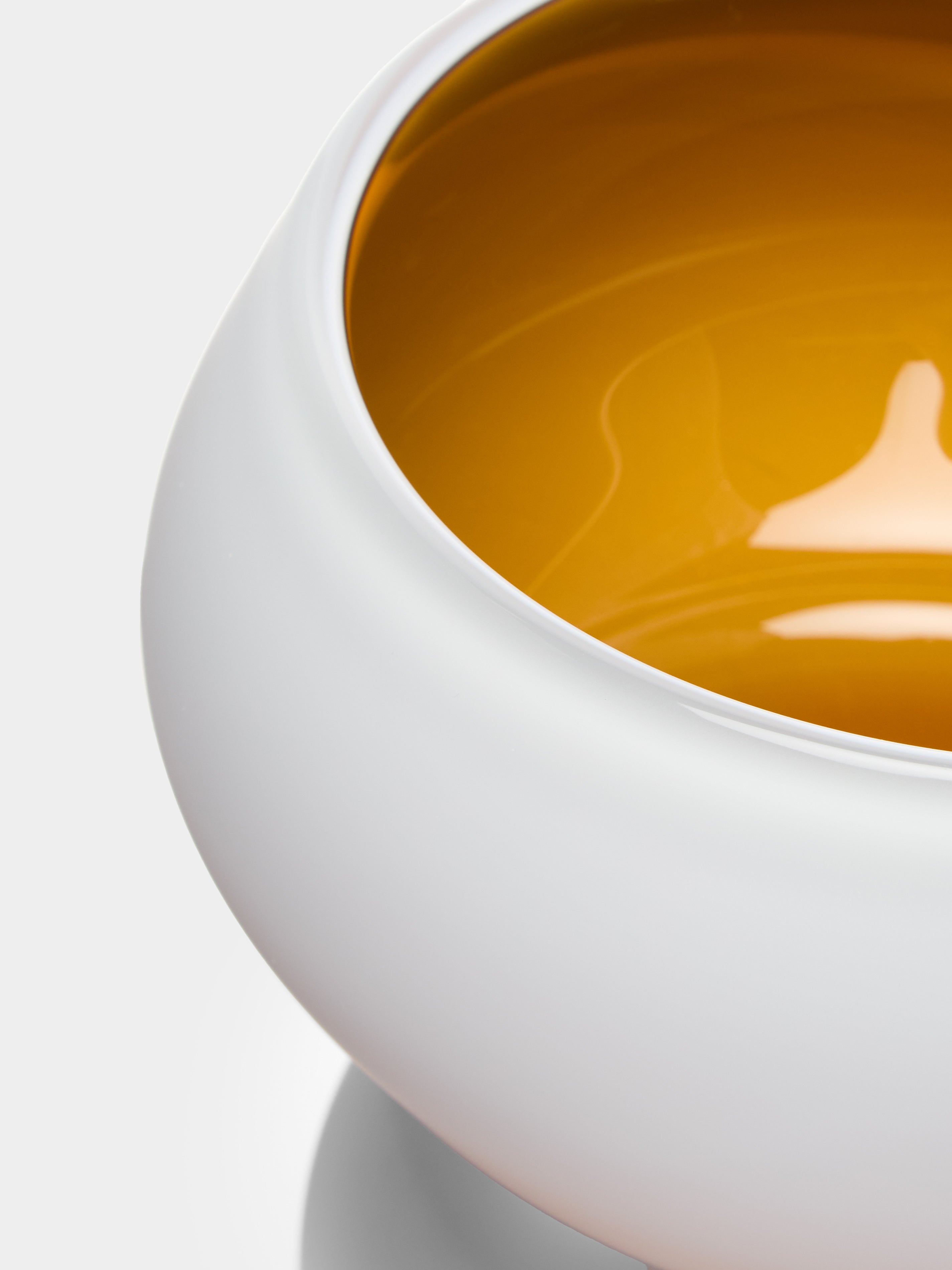 Fungus Hand-Blown Glass Vase (8.5in/22cm)