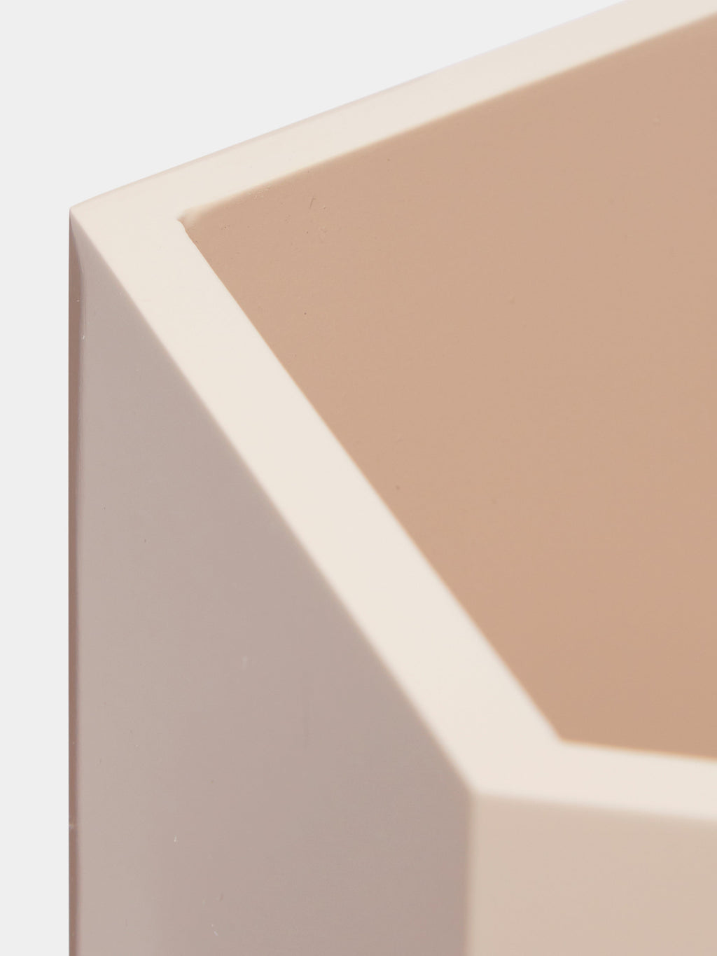 Lacquered Hexagonal Bin