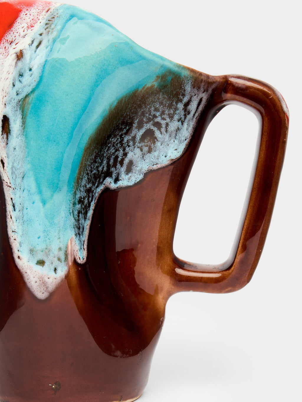 1950s Vallauris Ceramic Vase (8in/21cm)