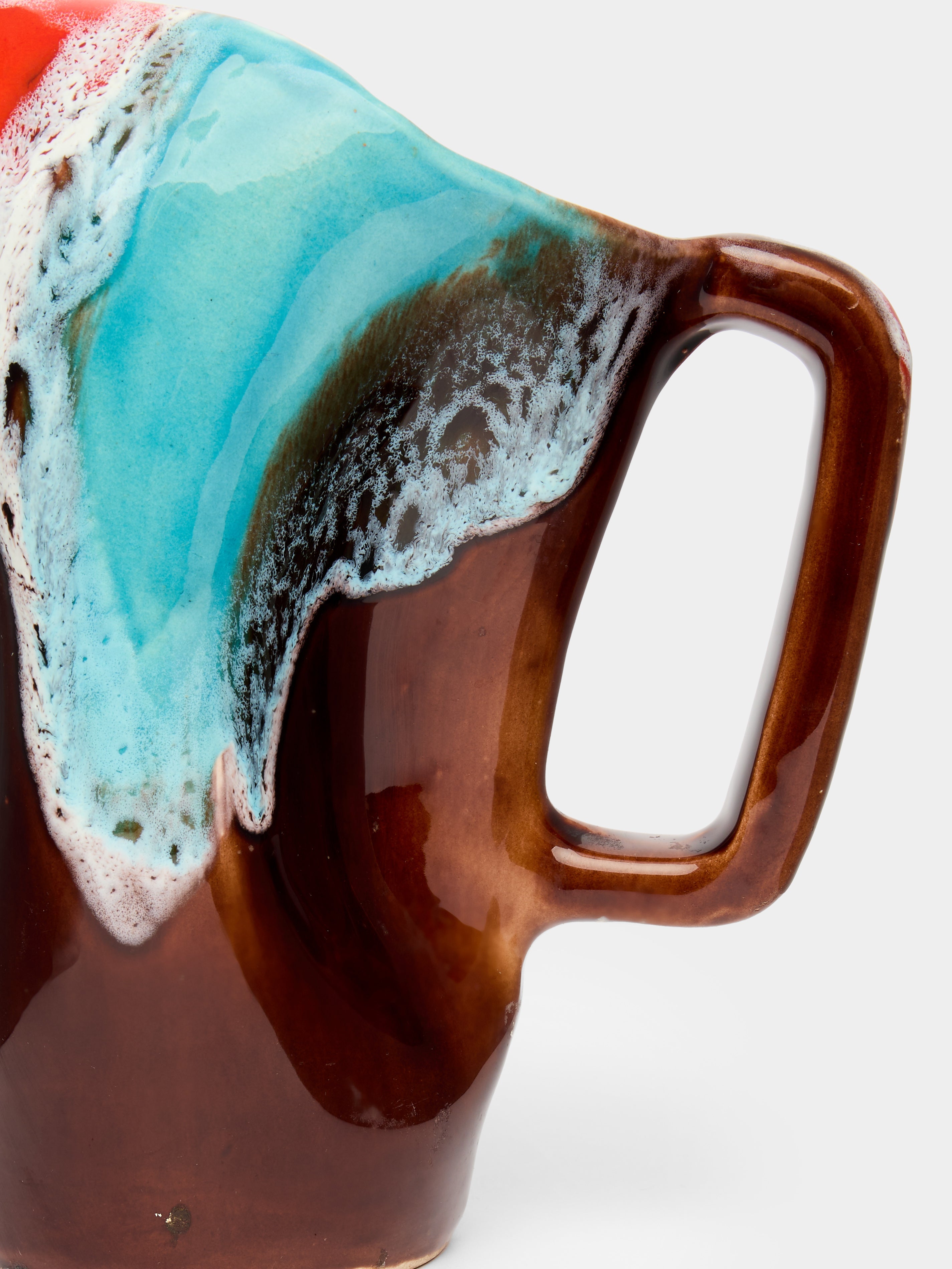 1950s Vallauris Ceramic Vase (8in/21cm)