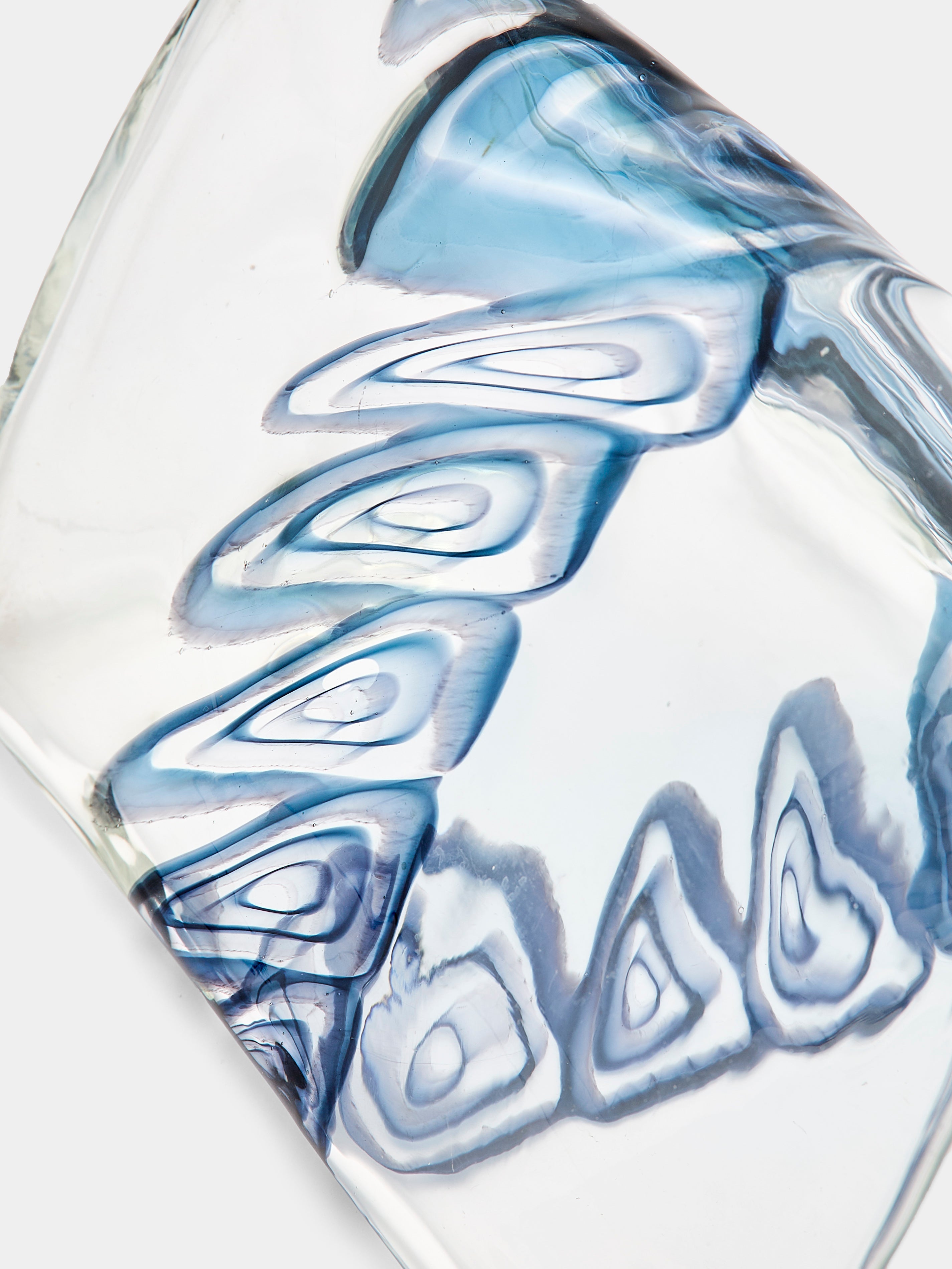 1960s Gianmaria Potenza La Murrina Murano Glass Vase (12in/30cm)