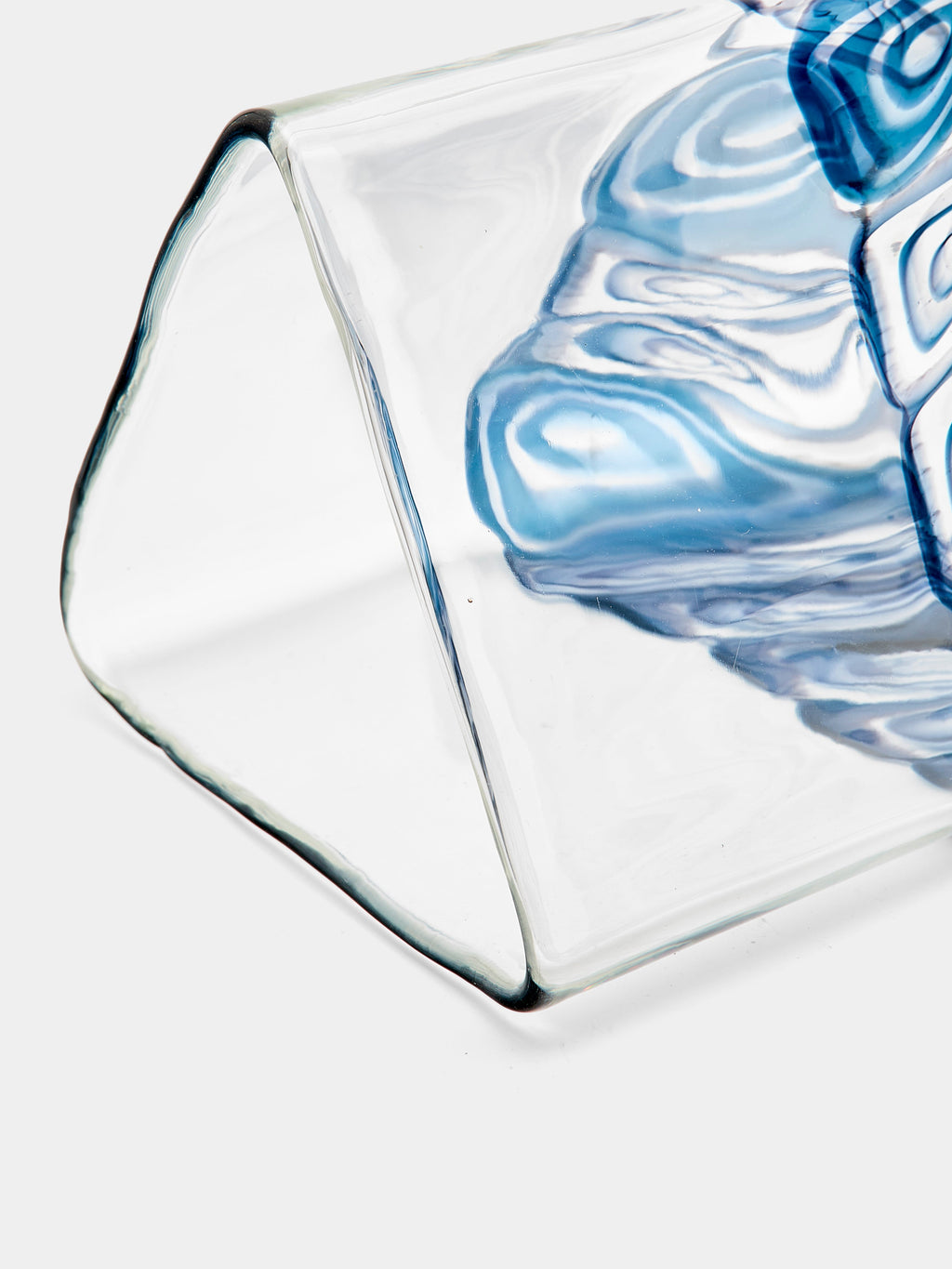 1960s Gianmaria Potenza La Murrina Murano Glass Vase (12in/30cm)