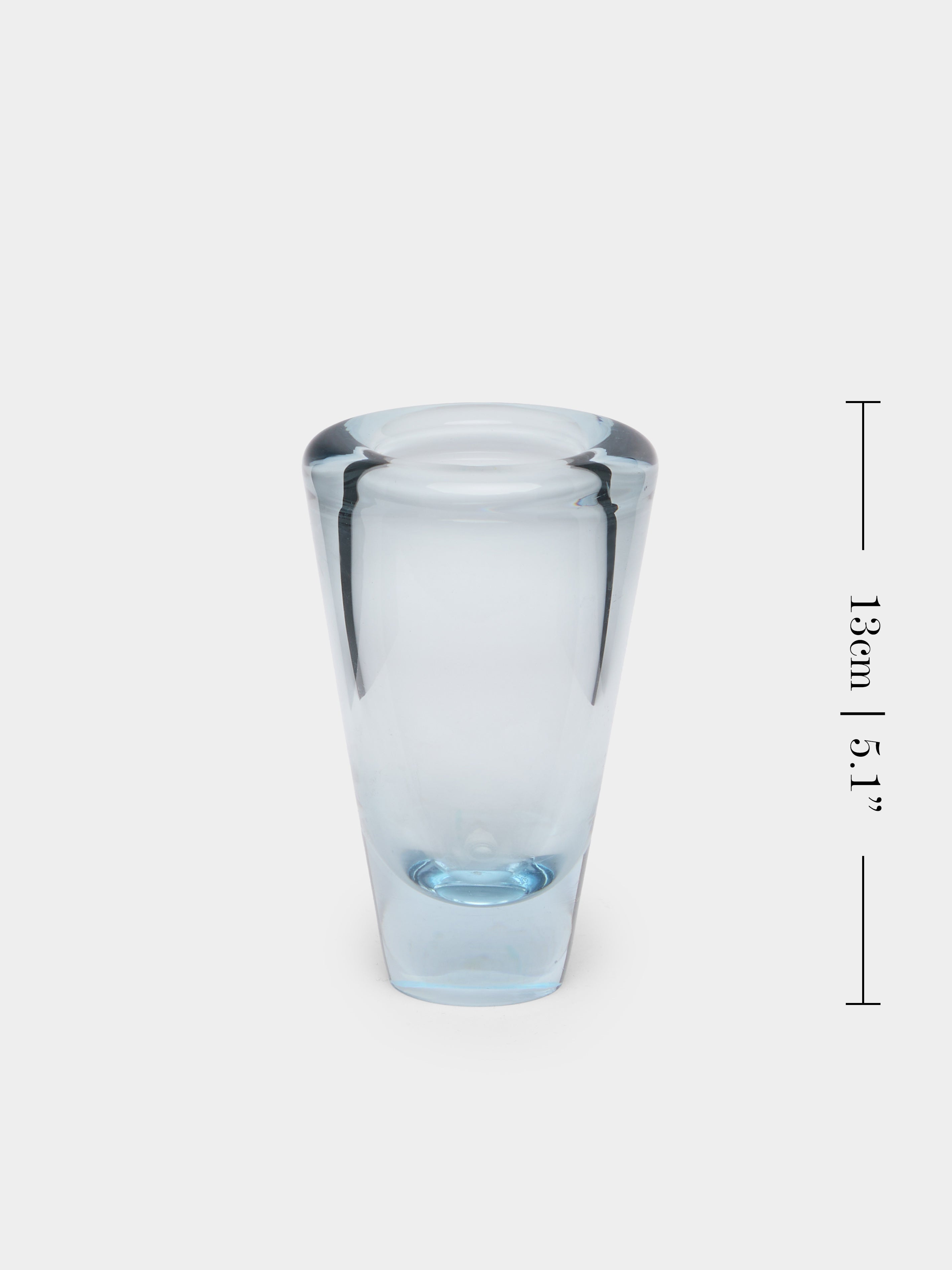 1950s Holmegaard Crystal Bud Vase (5in/13cm)