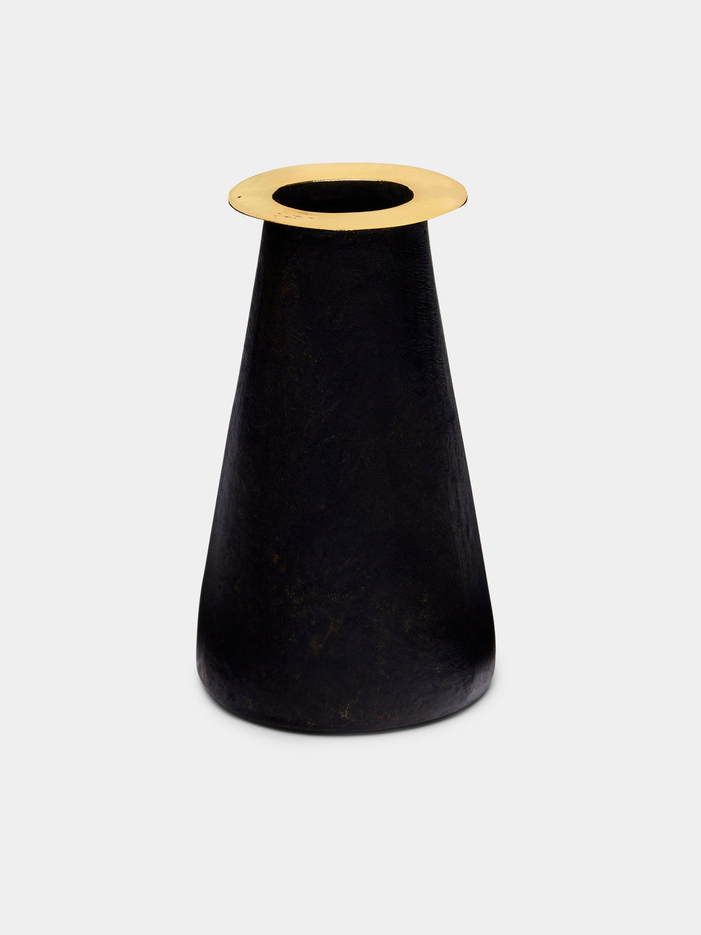Collar Brass Bud Vase (5in/12.5cm)