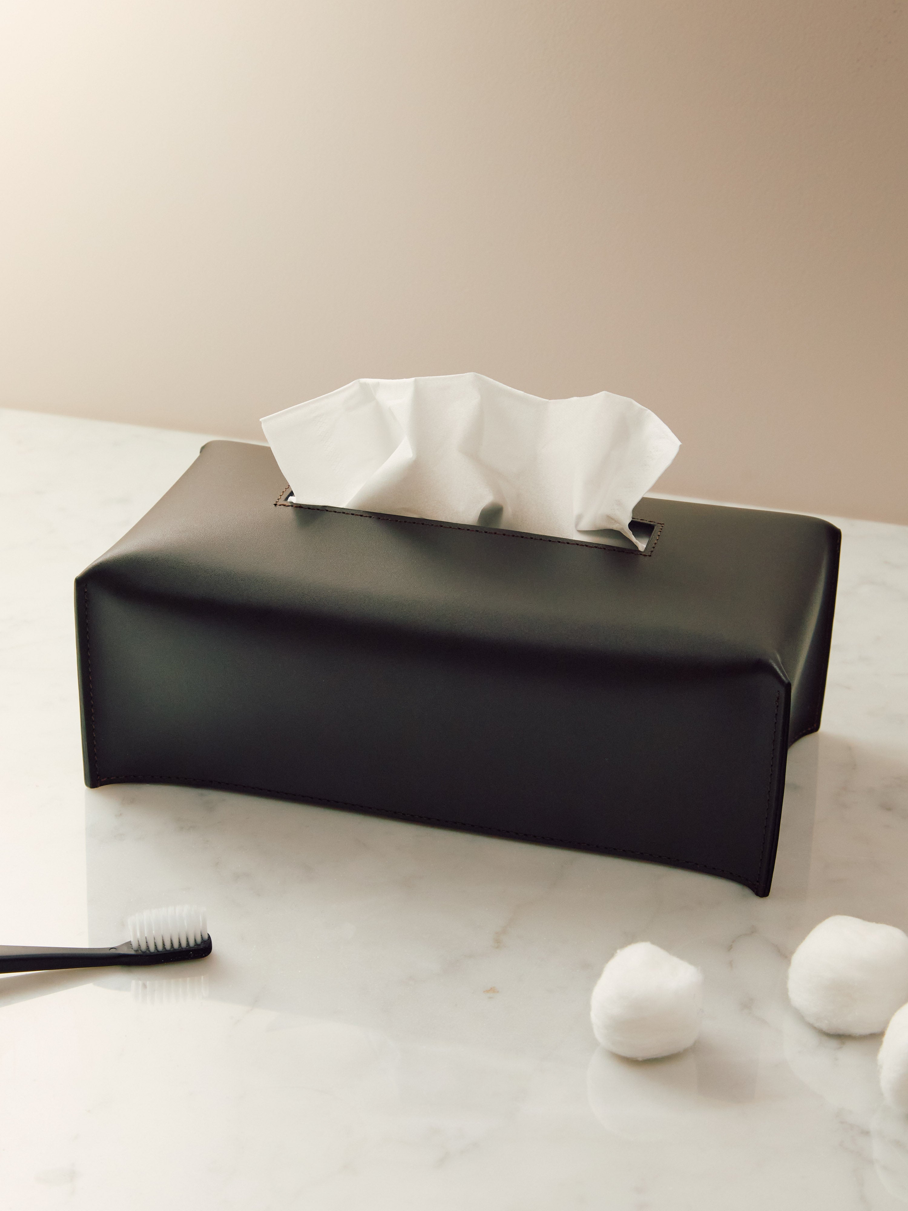 Leather Tissue Box